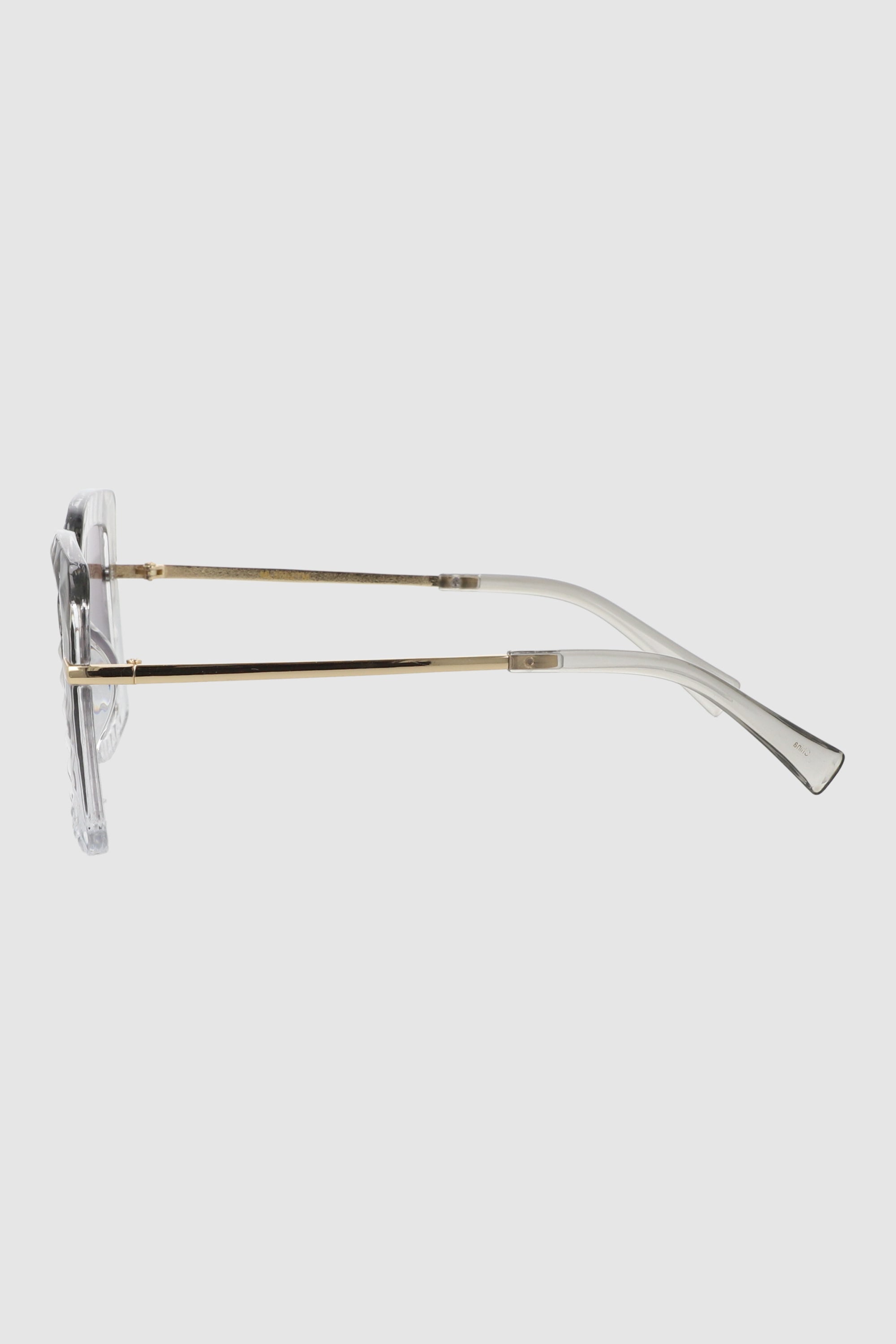 Lentes oversize marco GRIS