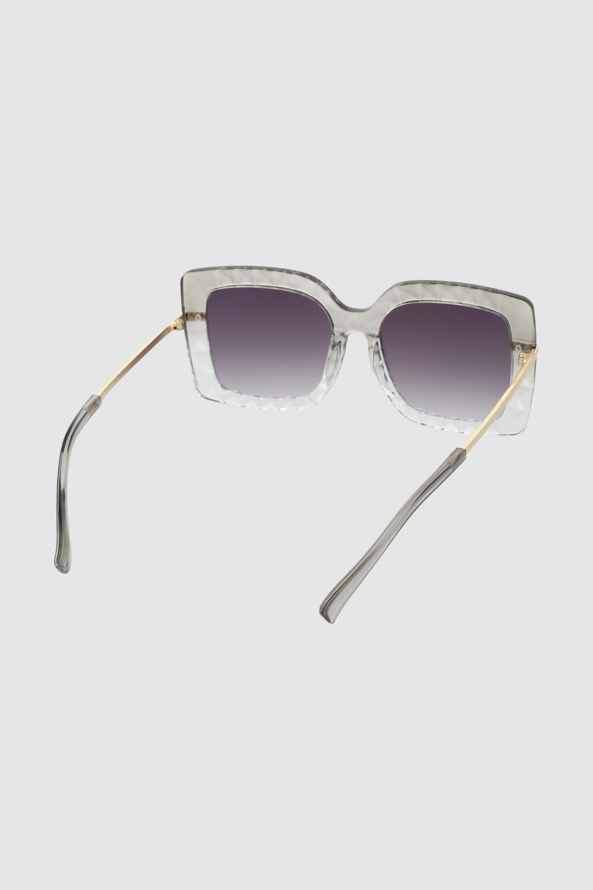 Lentes oversize marco GRIS