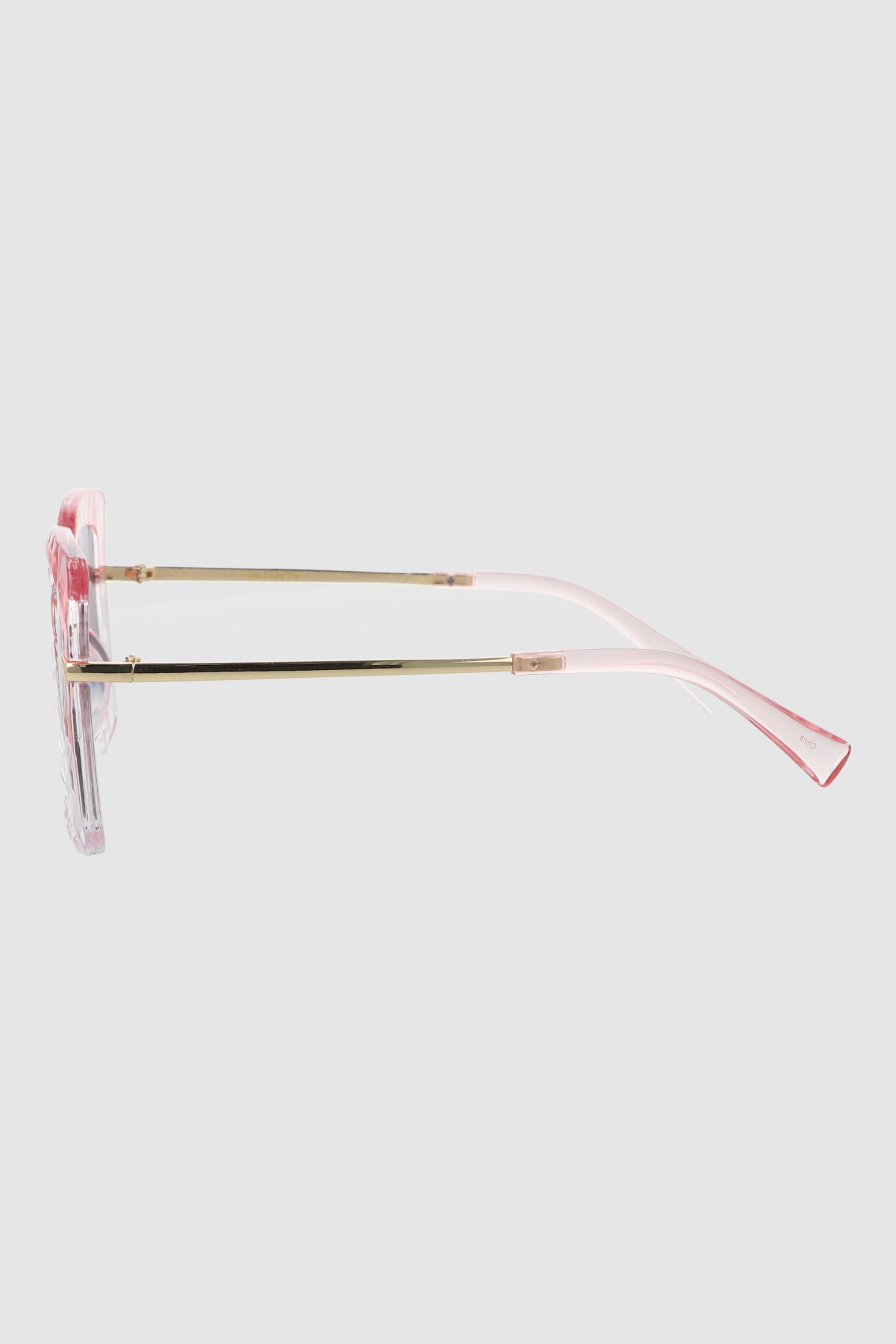 Lentes oversize marco ROSA