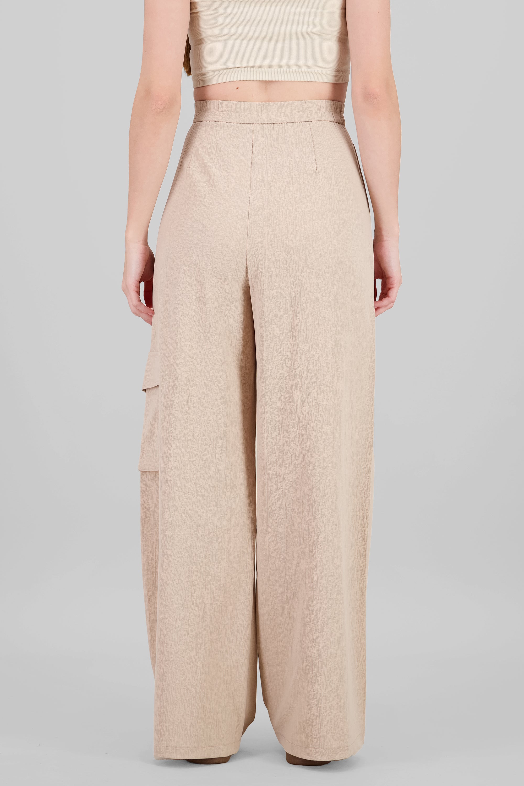Pantalon de vestir con bolsa cargo ARENA