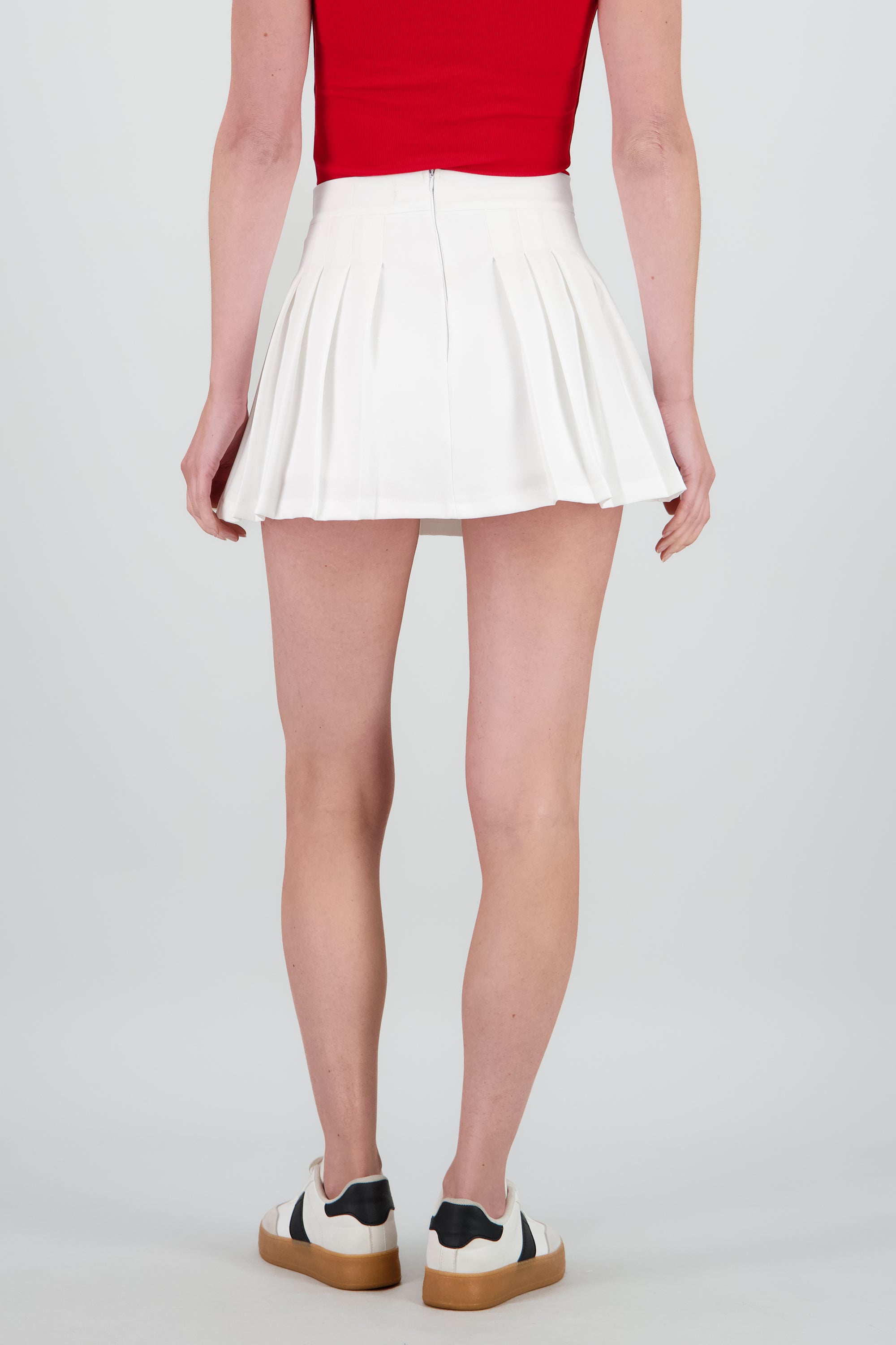 Falda mini tablas Hypsters BLANCO