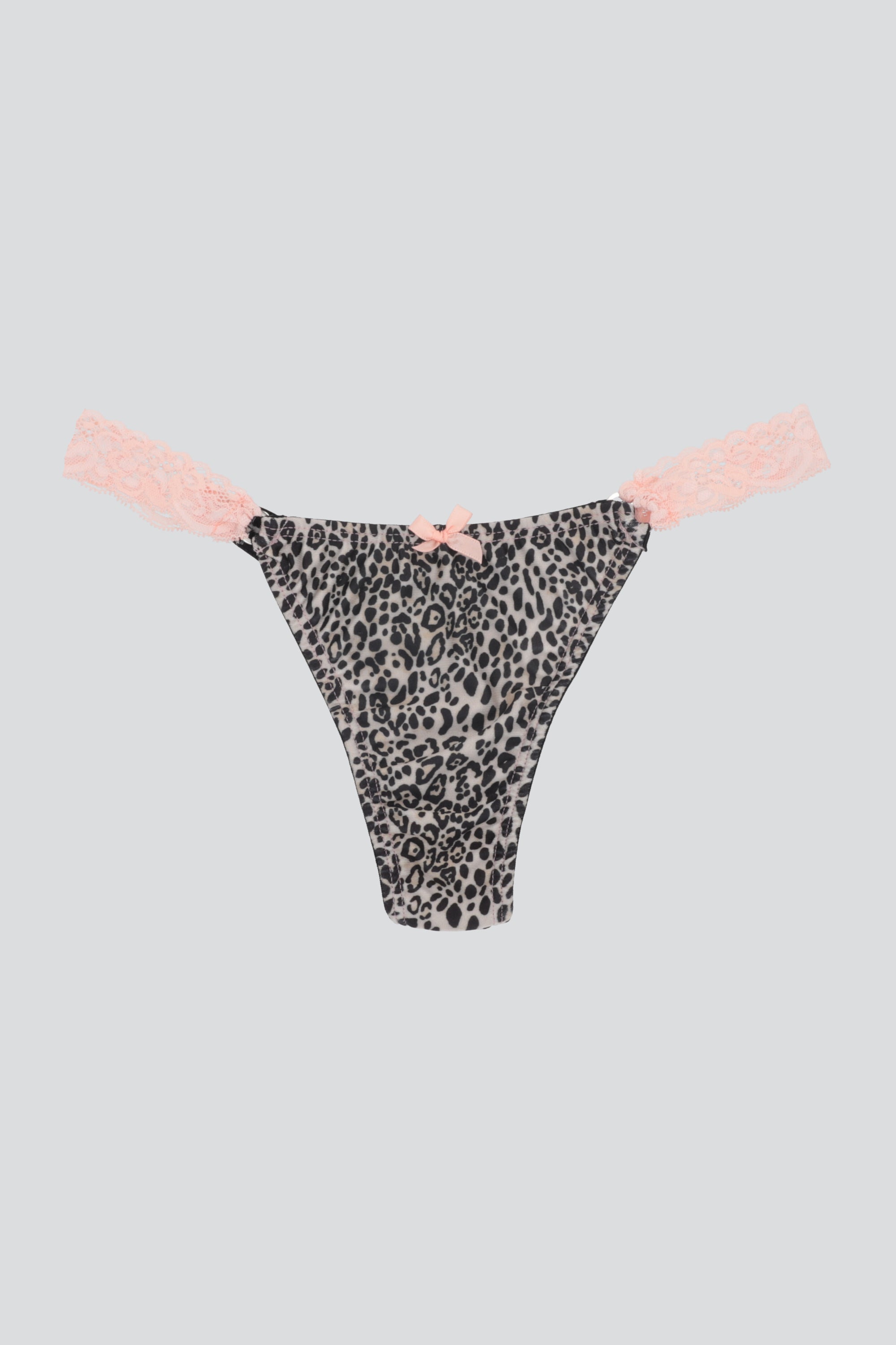 Tanga detalle lateral animal print ROSA