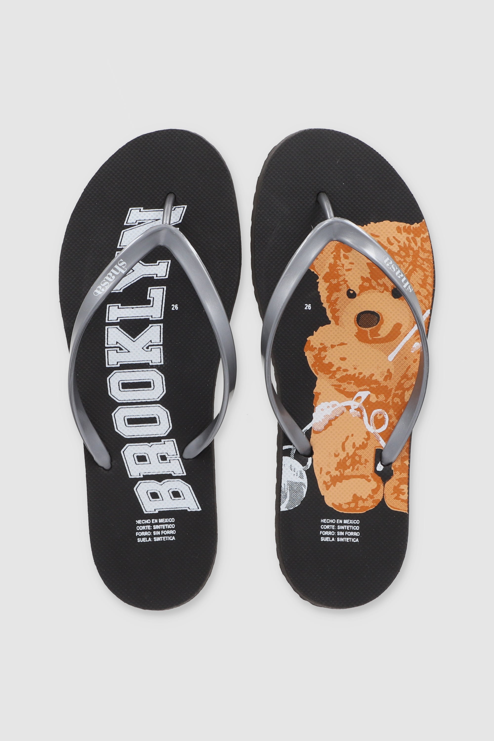Flip Flops Oso Brooklyn NEGRO
