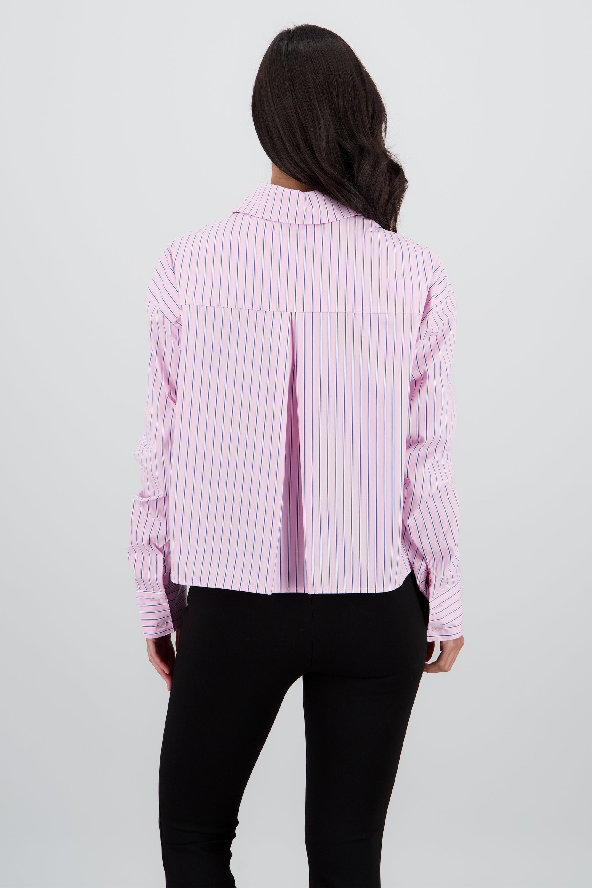 Camisa rayas manga larga ROSA COMBO