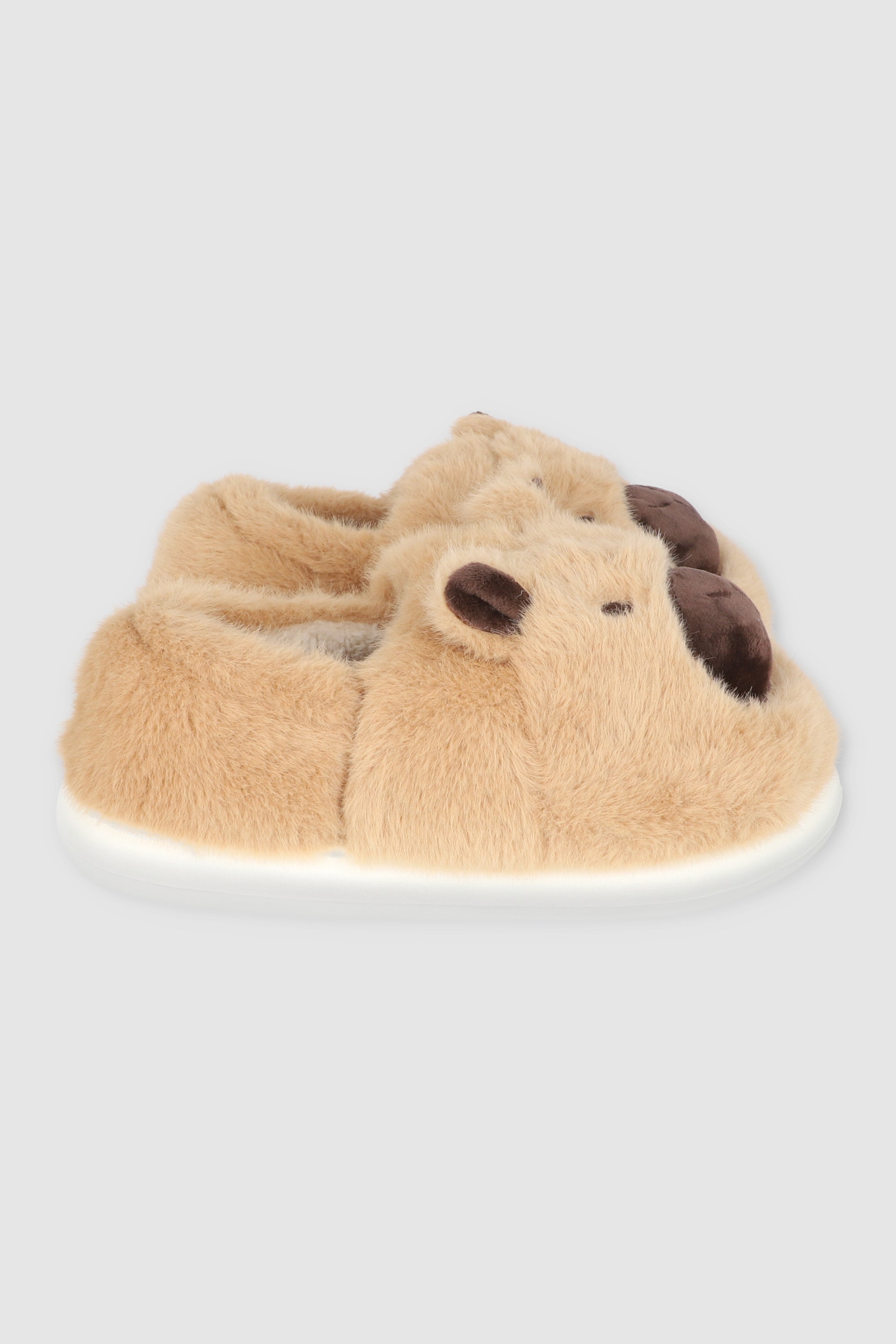 PANTUFLA CAPIBARA ESPONJOSA CAFE