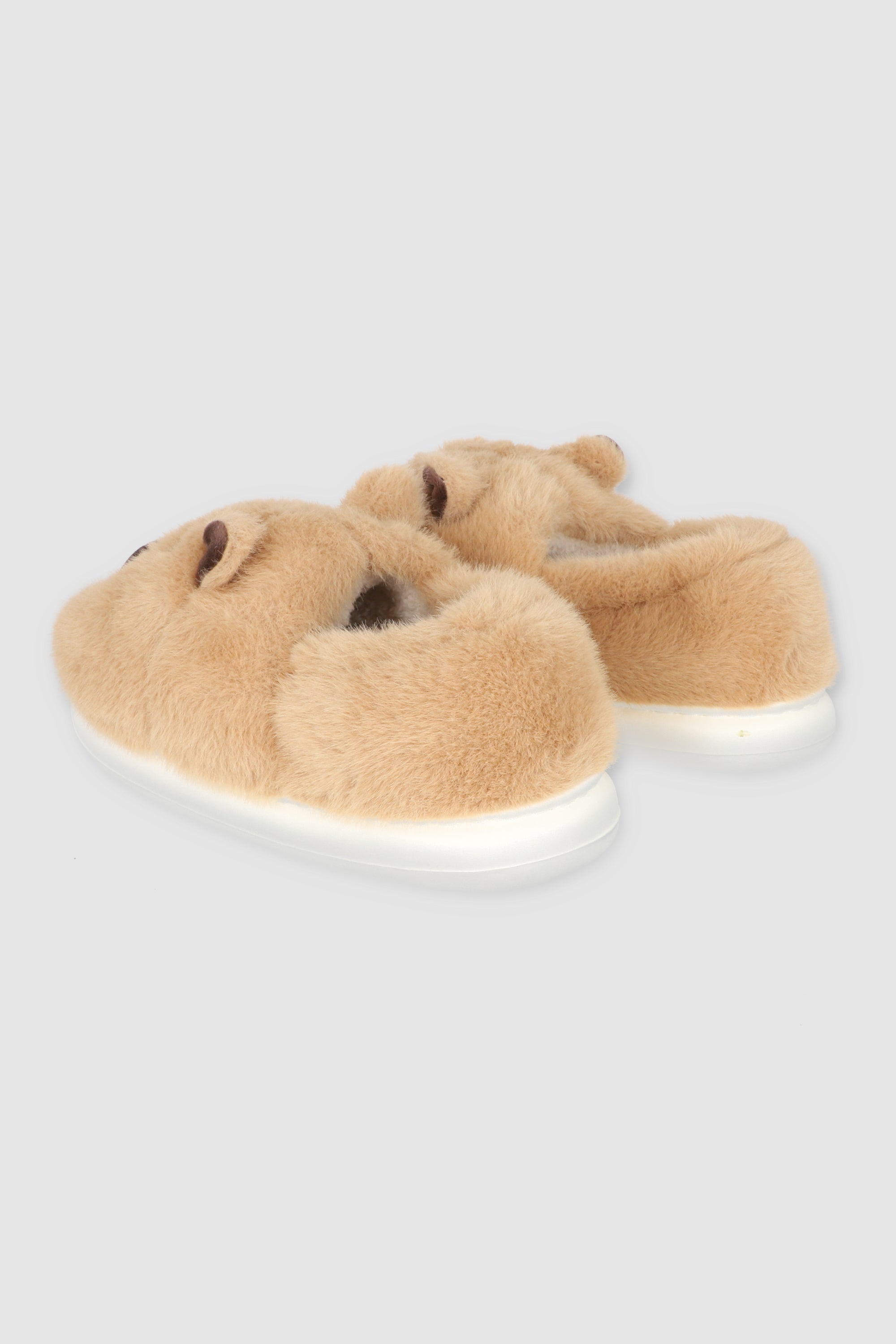 PANTUFLA CAPIBARA ESPONJOSA CAFE