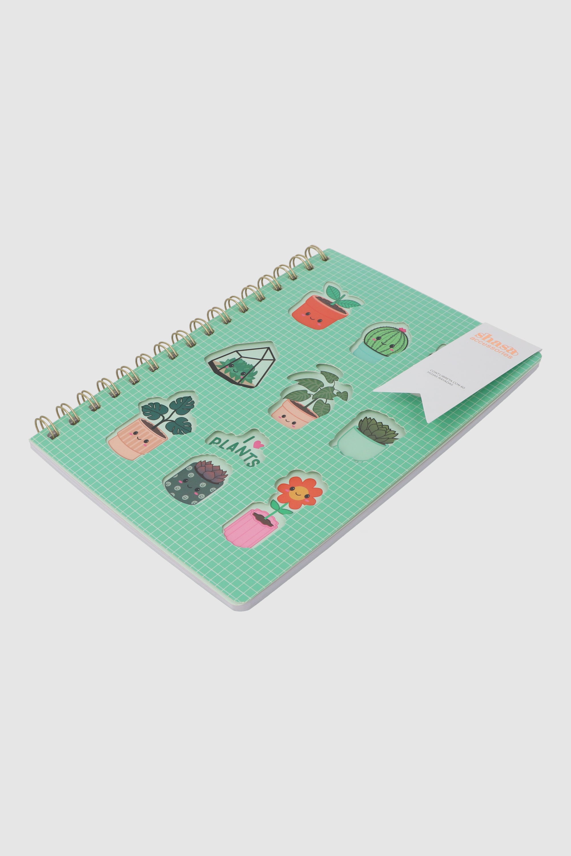 Libreta plantitas VERDE