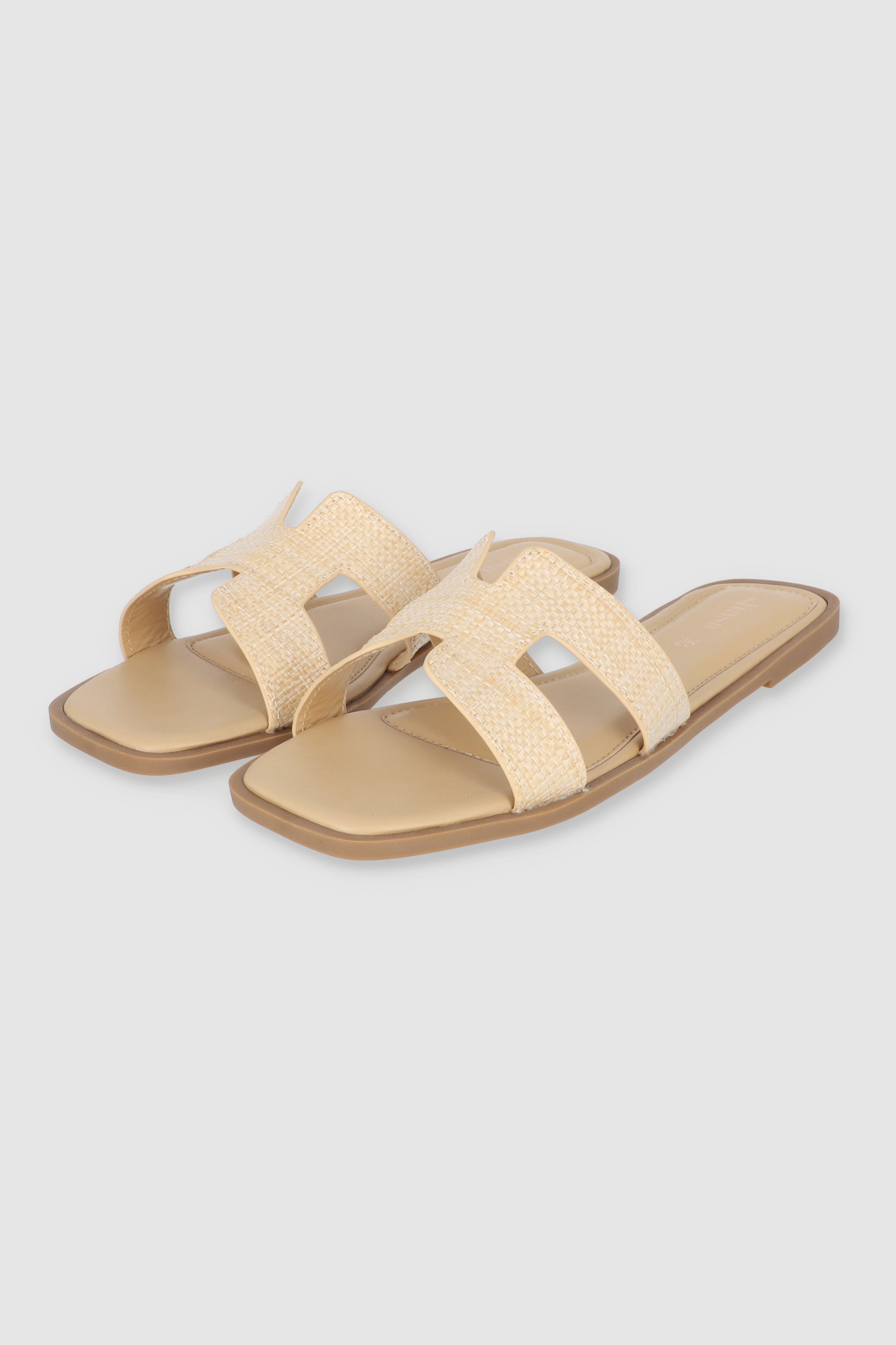 Sandalia greca yute BEIGE