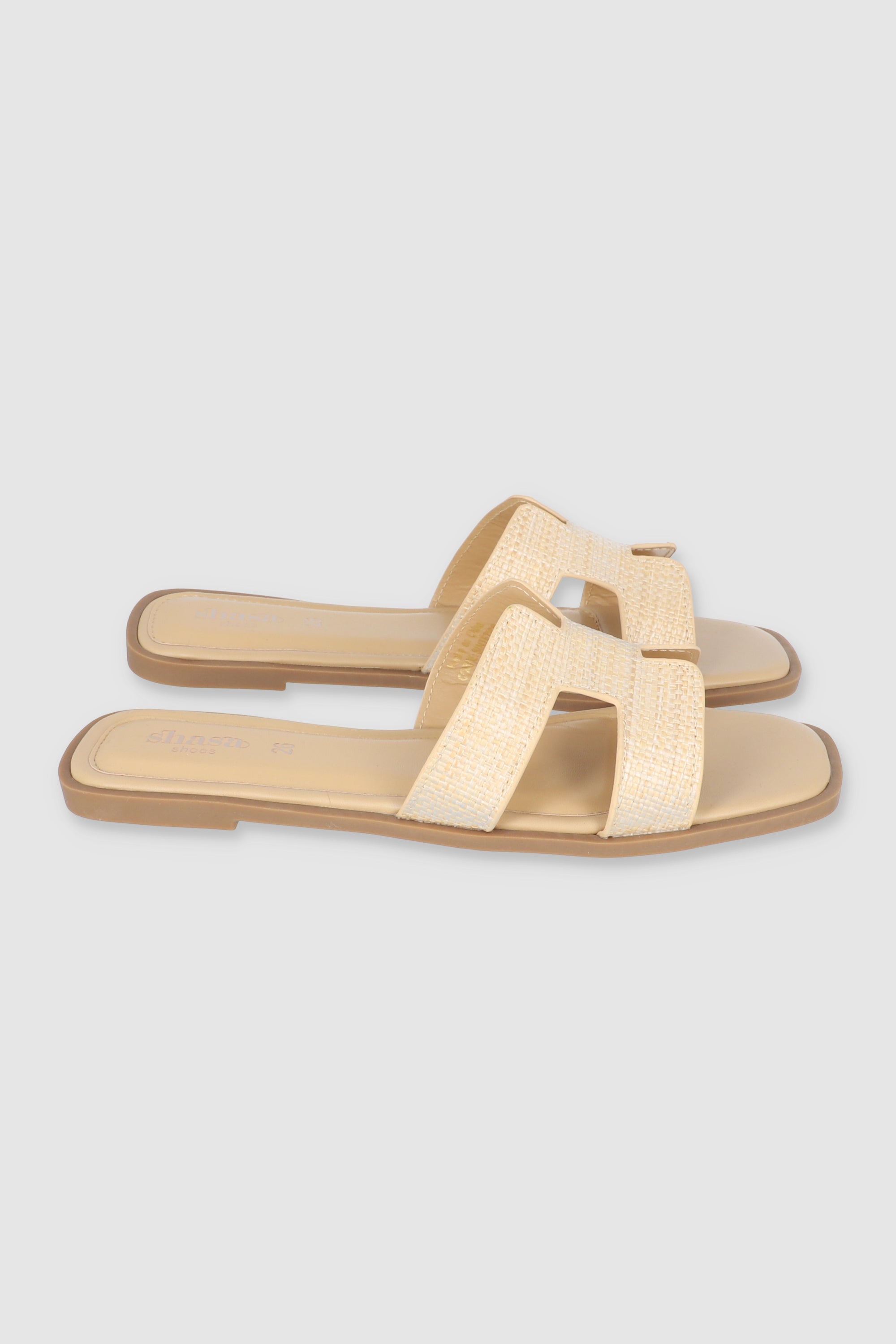 Sandalia greca yute BEIGE