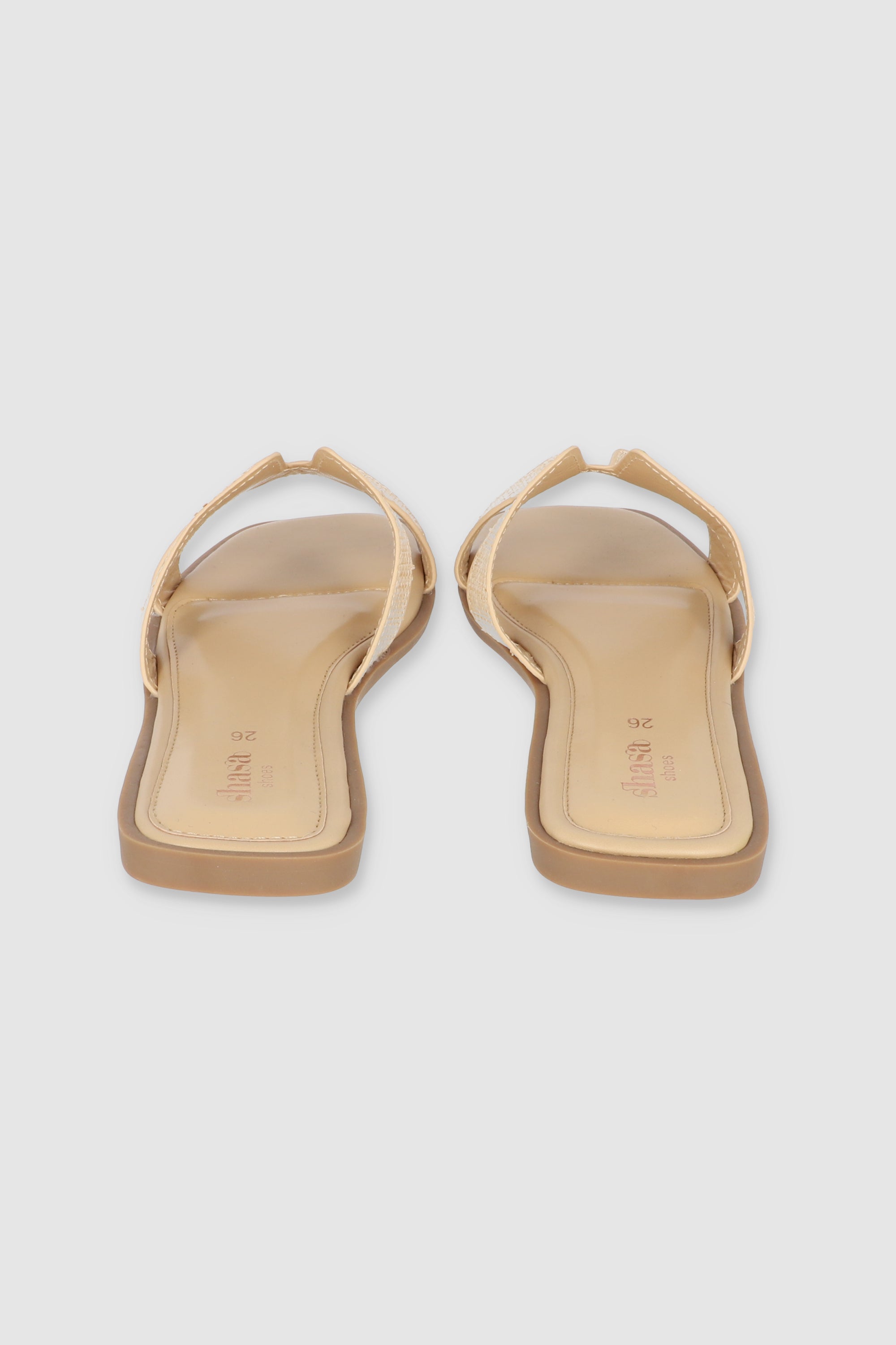 Sandalia greca yute BEIGE