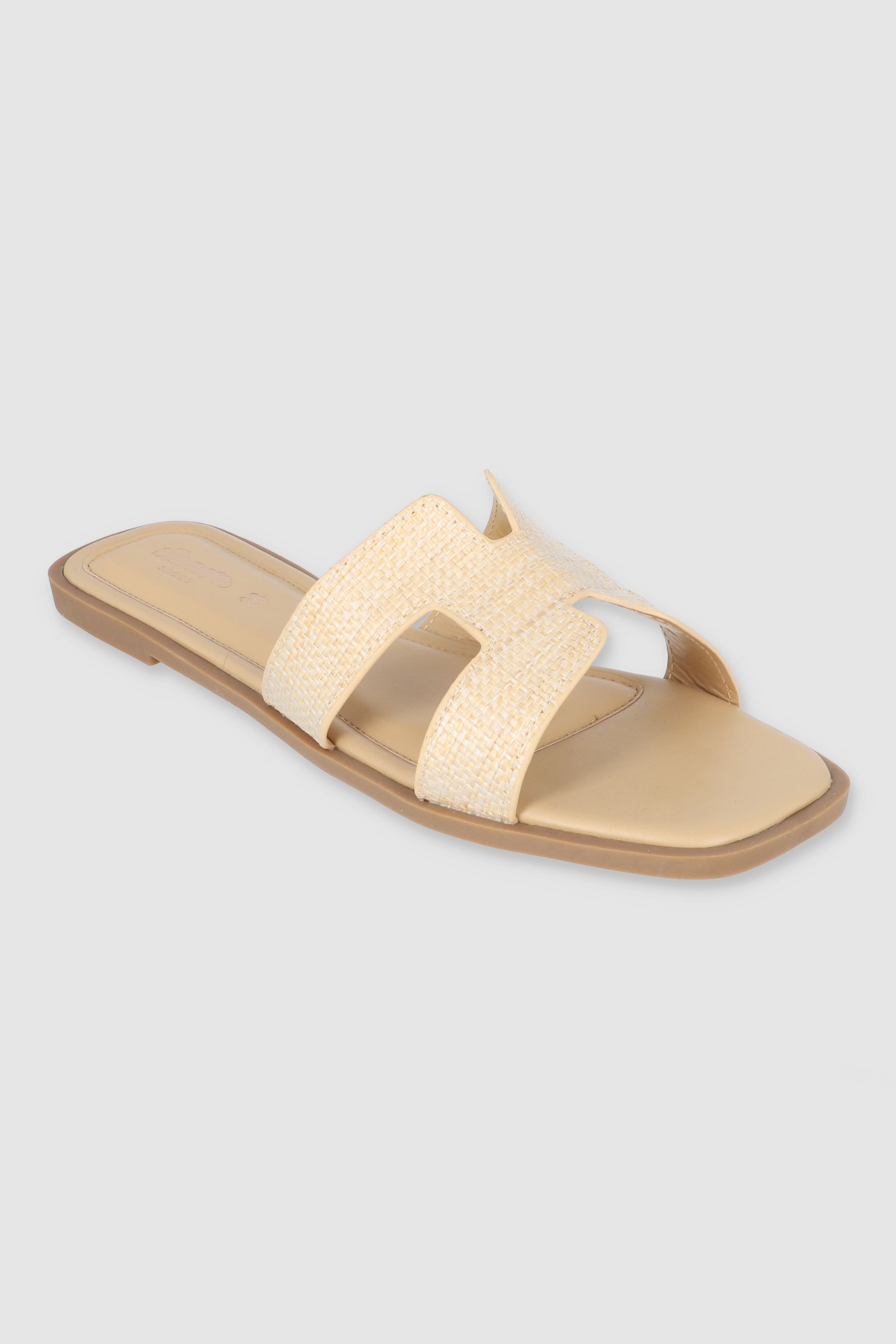 Sandalia greca yute BEIGE