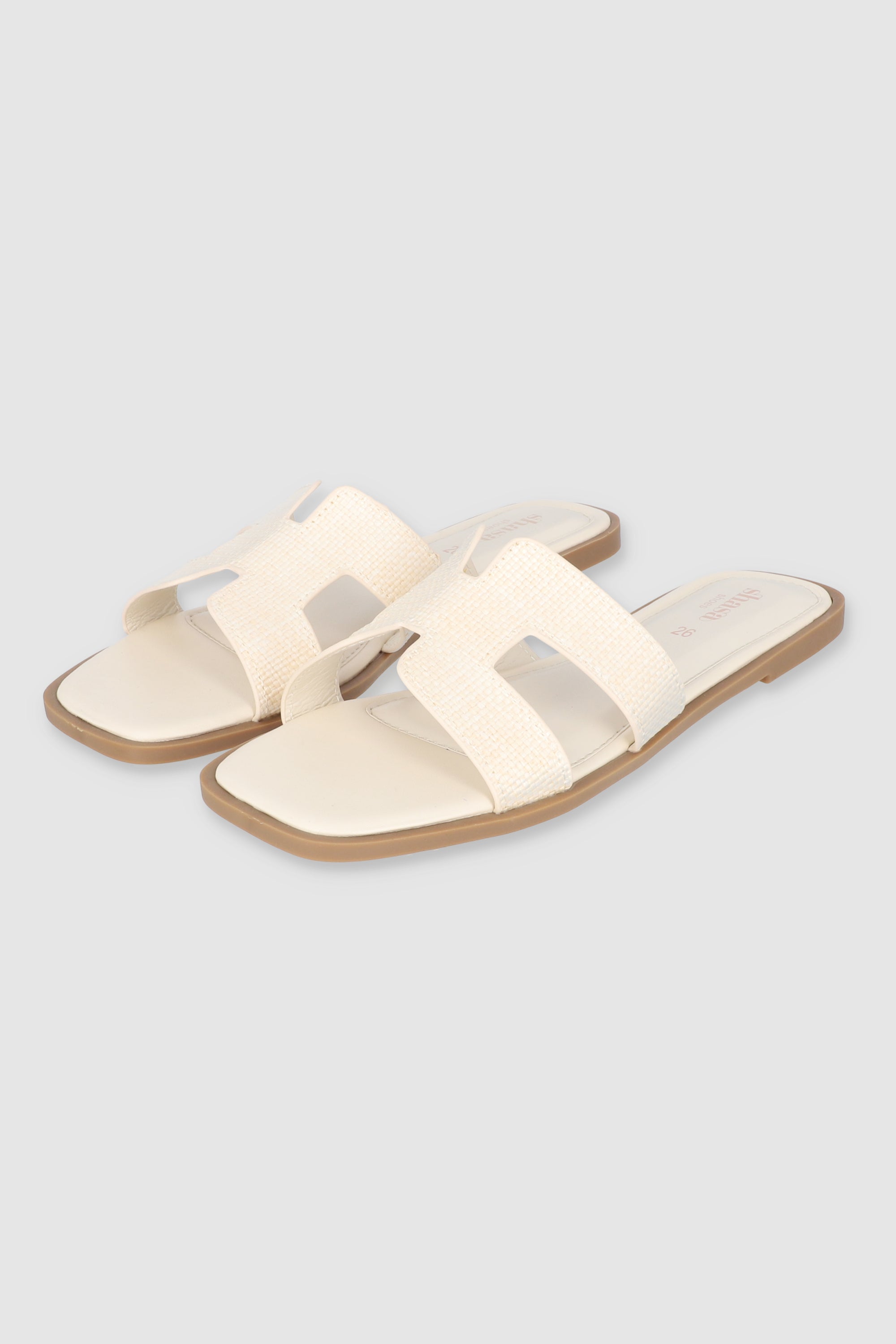 Sandalia greca yute HUESO