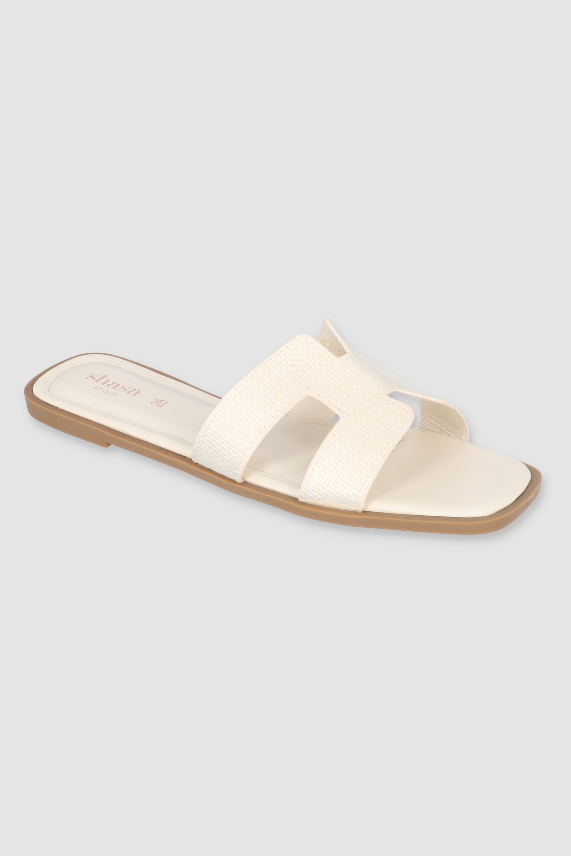 Sandalia greca yute HUESO