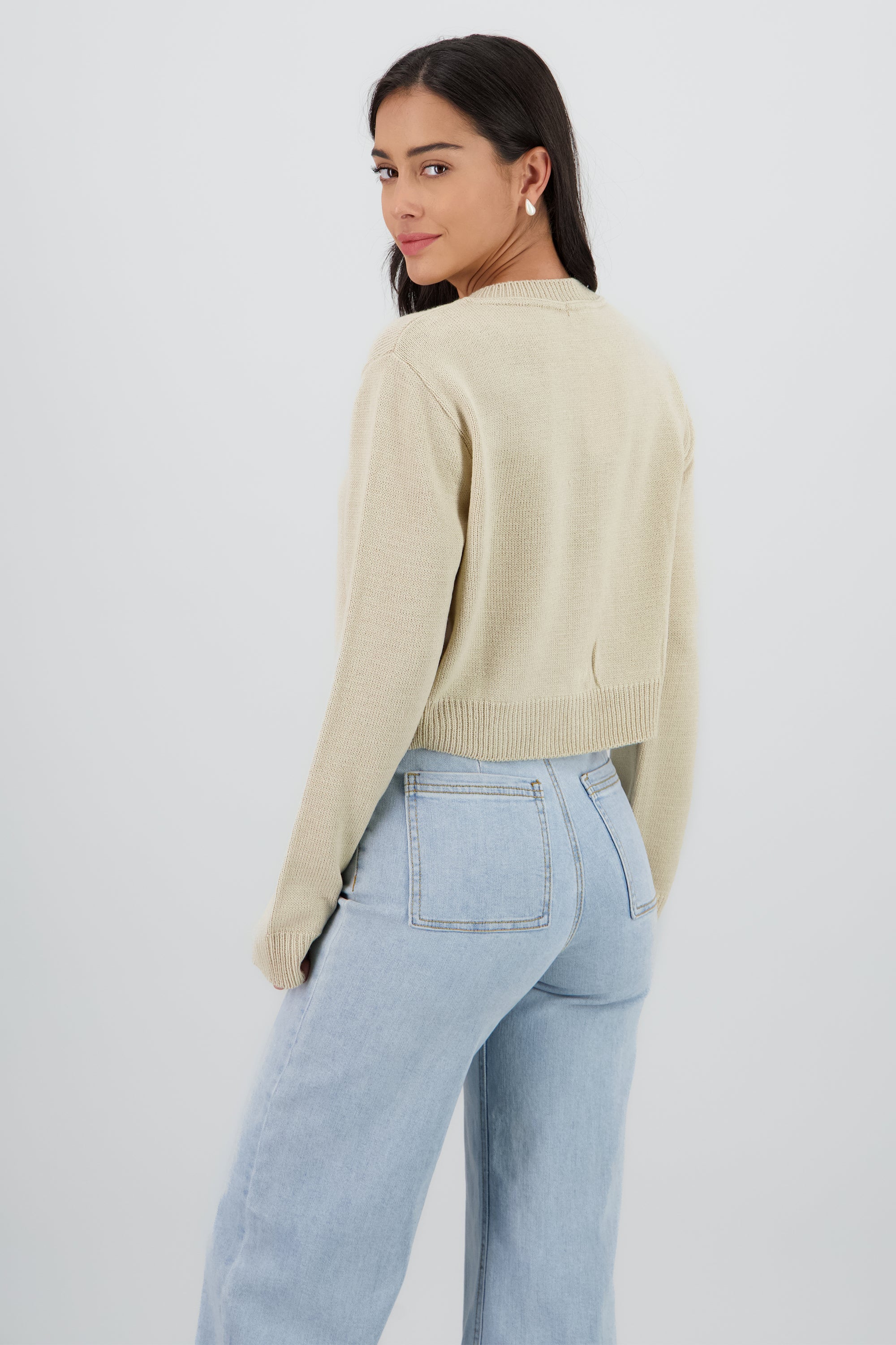 Cardigan botones liso ARENA