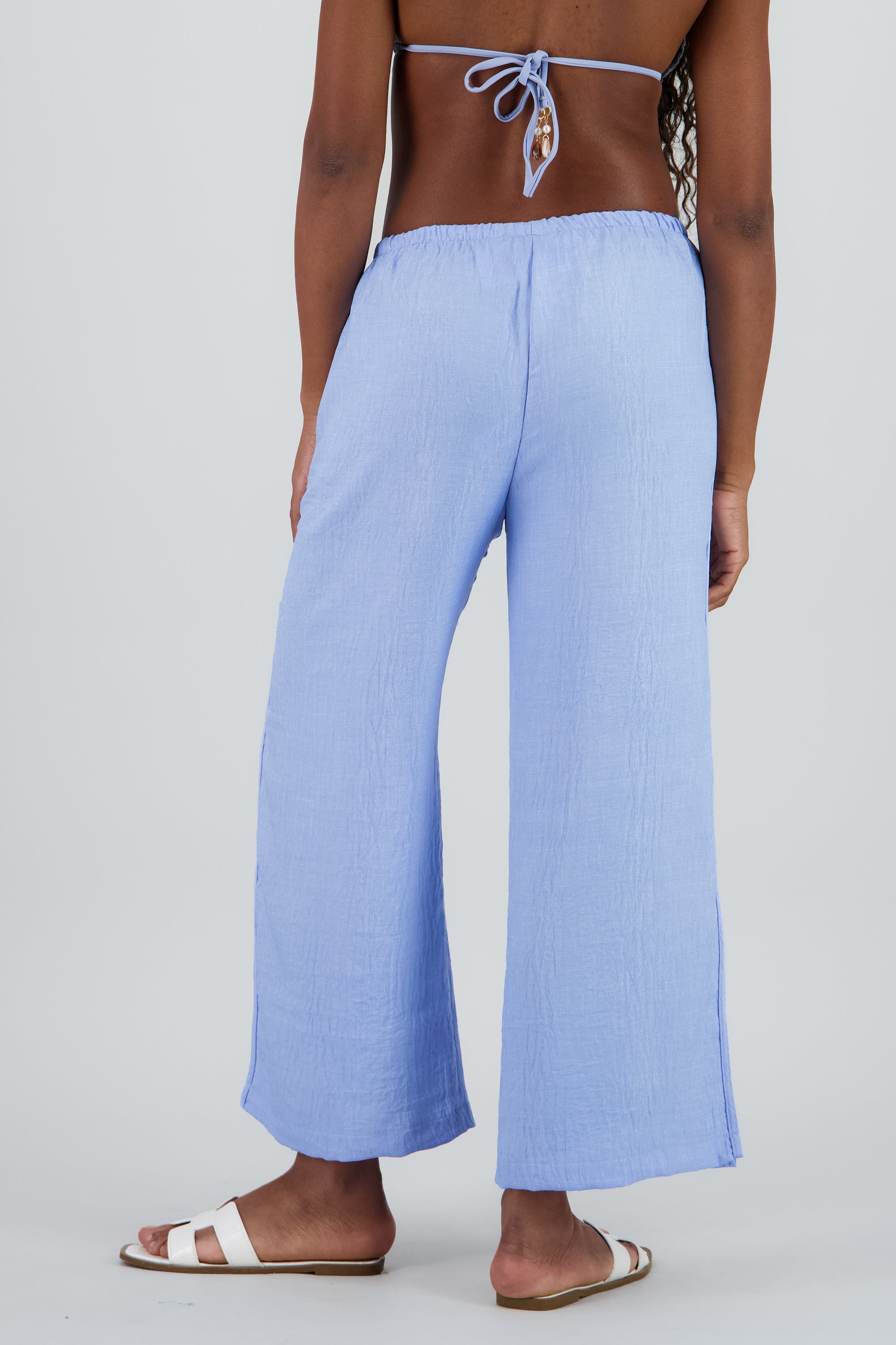 Pantalon cadera abertura AZUL CIELO