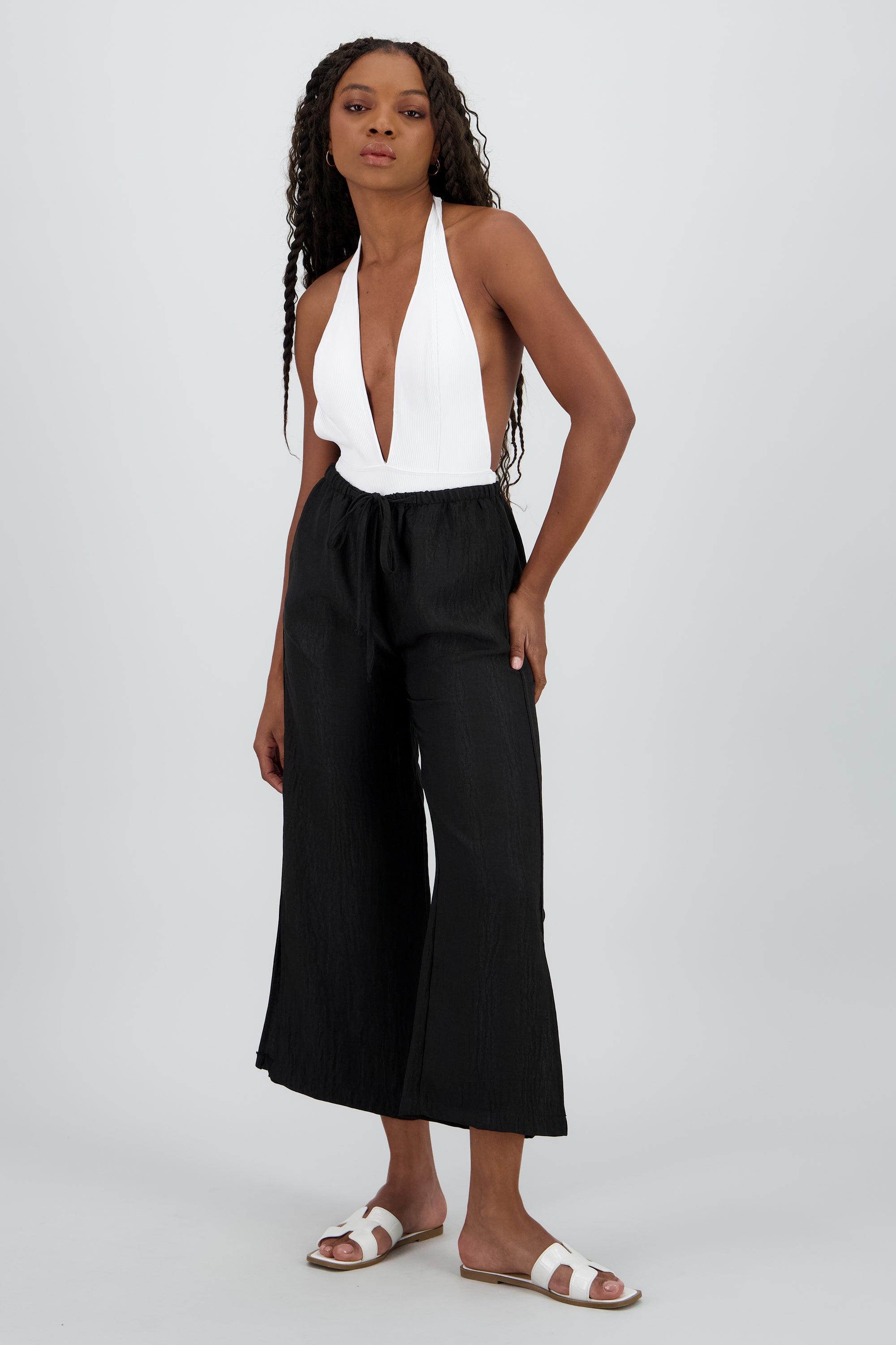 Pantalon cadera abertura NEGRO