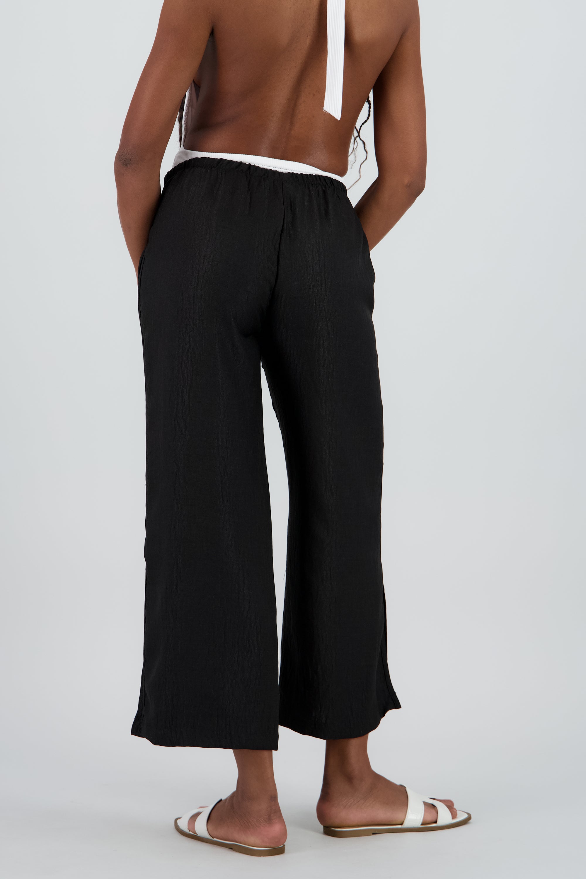 Pantalon cadera abertura NEGRO