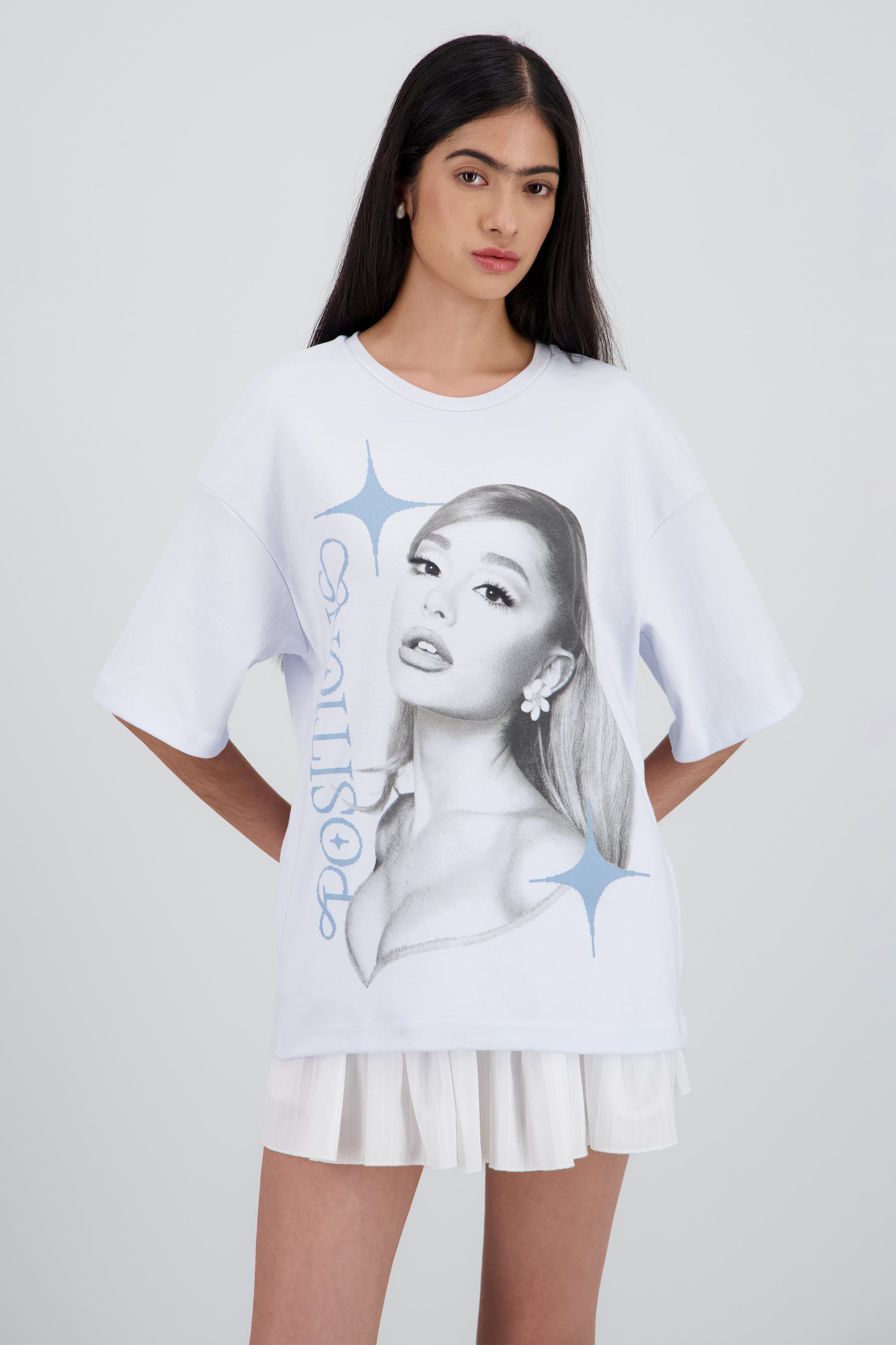 Playera Ariana Grande Positions BLANCO