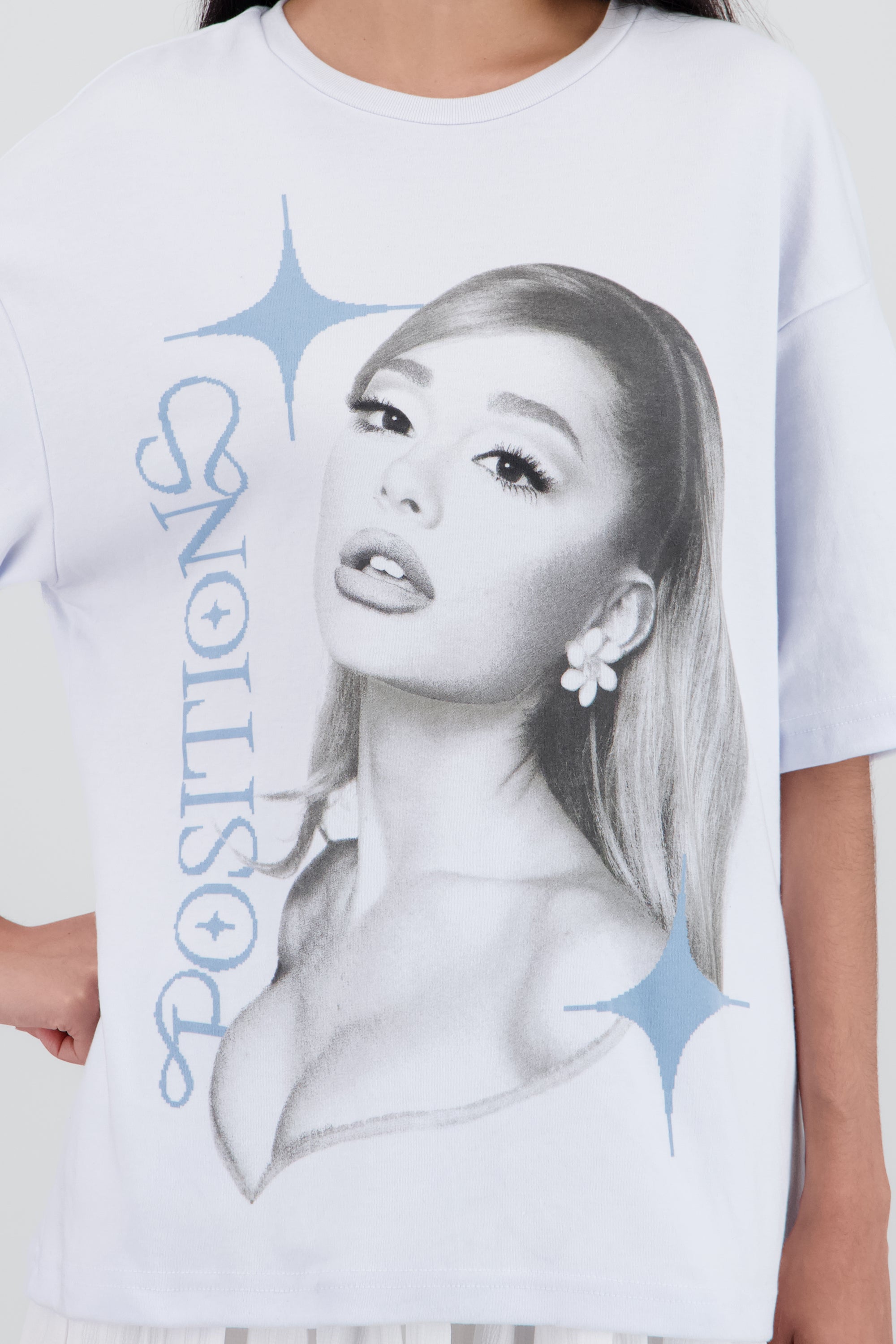 Playera Ariana Grande Positions BLANCO