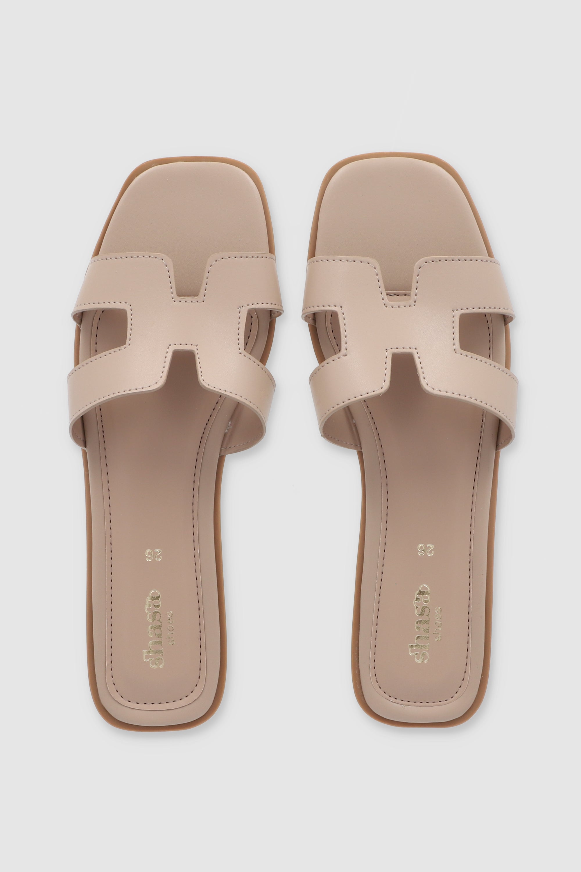 Sandalia greca h TAUPE