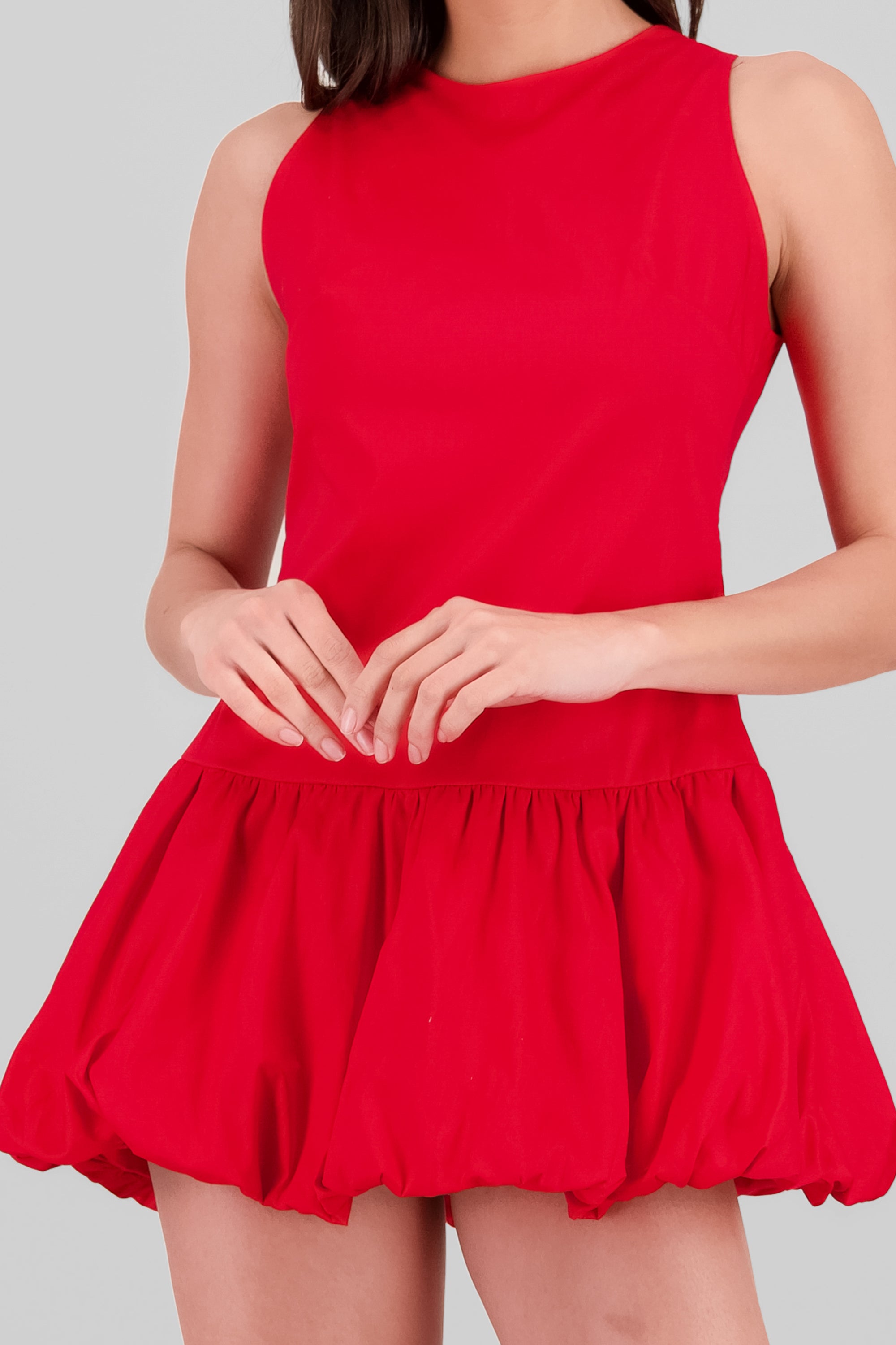 Vestido mini falda globo Hypsters ROJO
