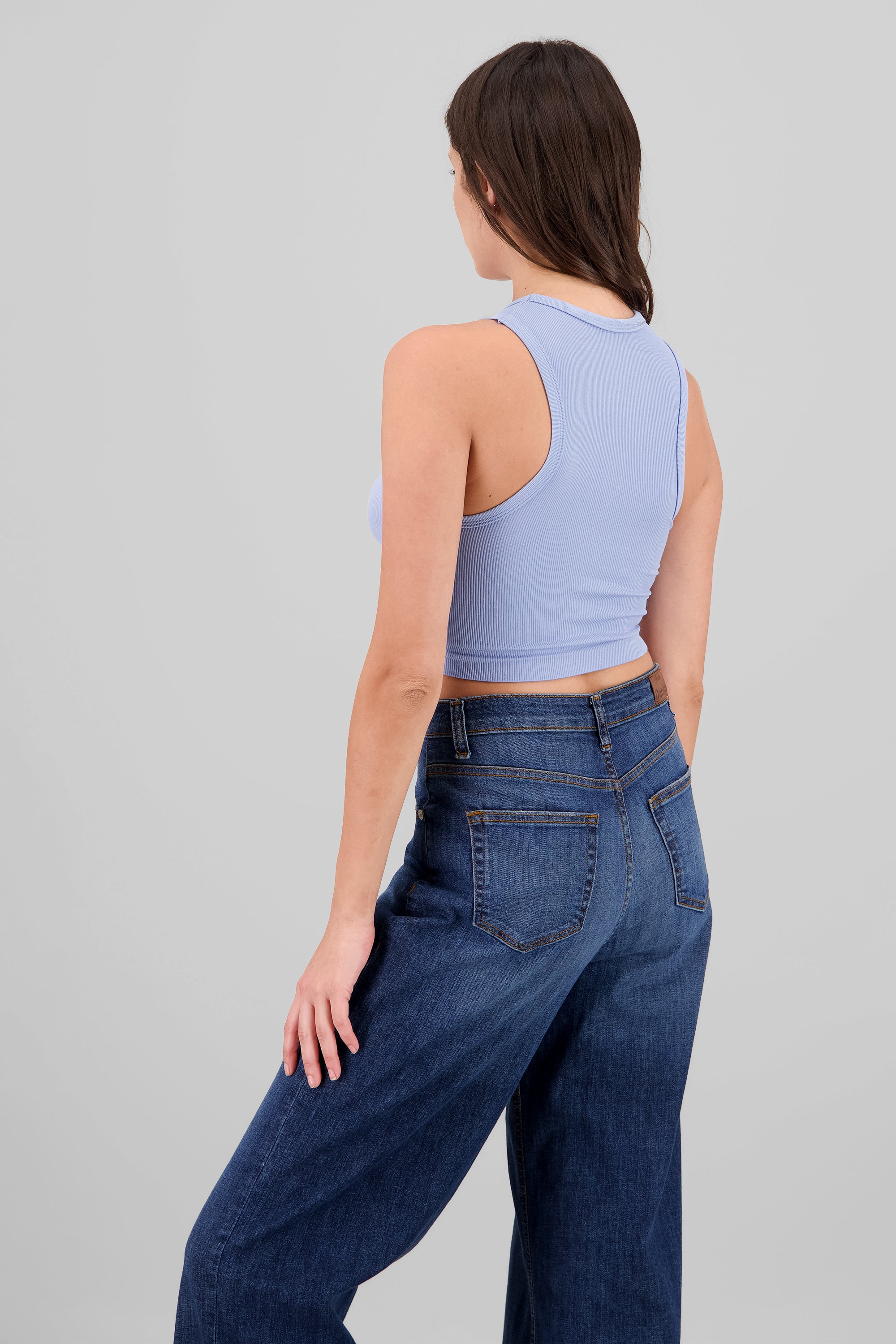 Camiseta Seamless Tirantes AZUL CIELO