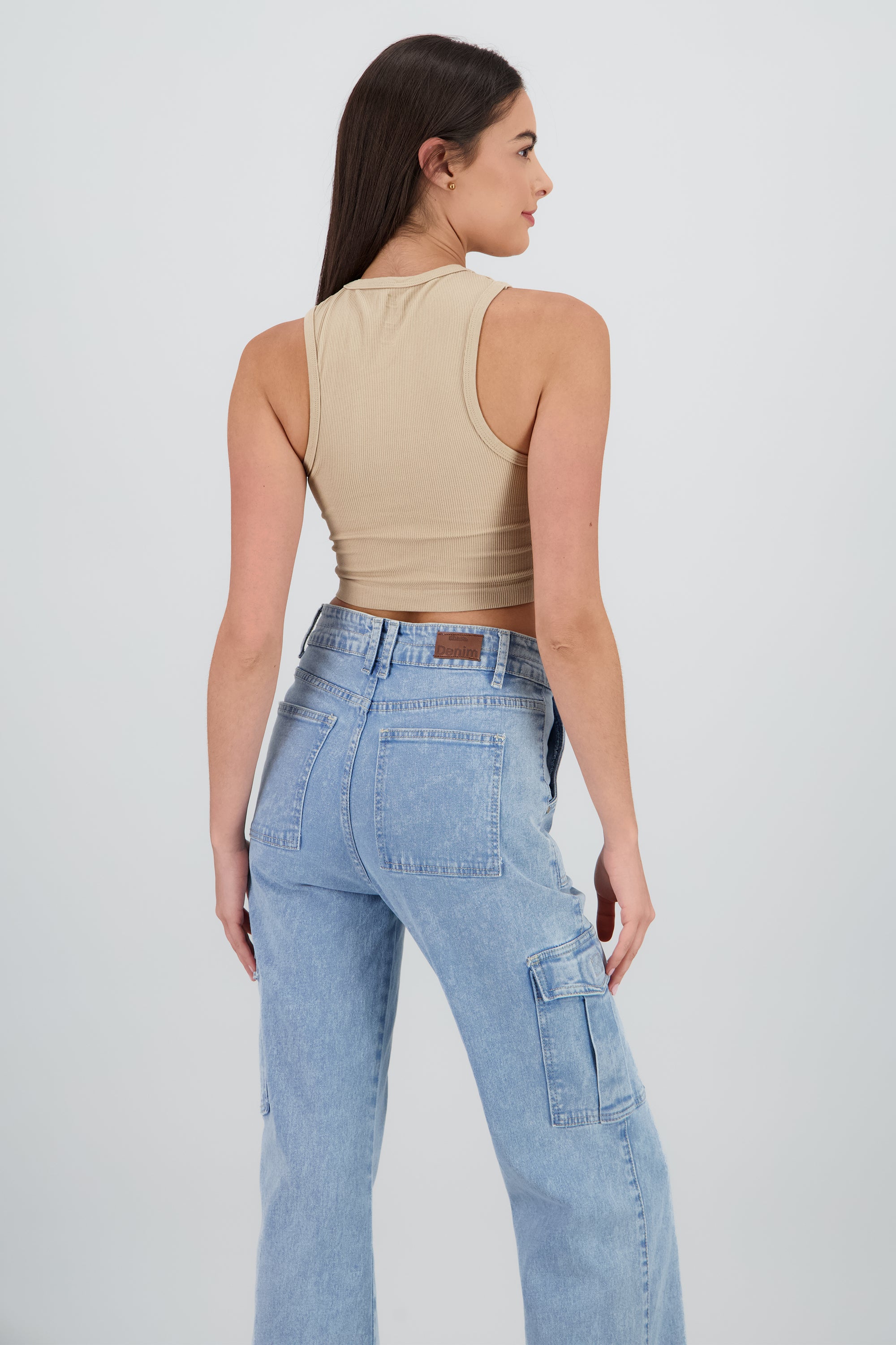 Camiseta Seamless Tirantes KHAKI