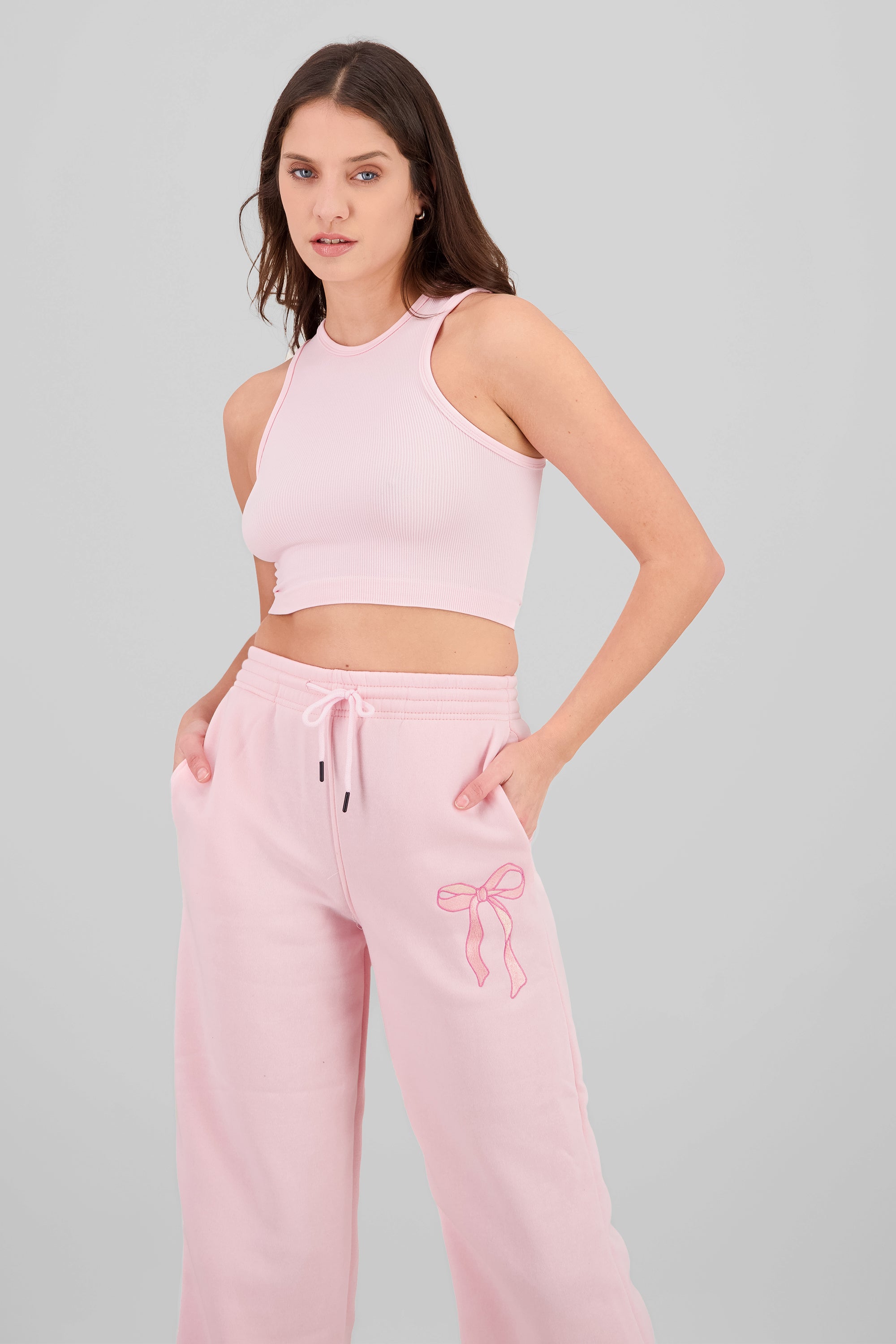 Camiseta Seamless Tirantes ROSA PASTEL
