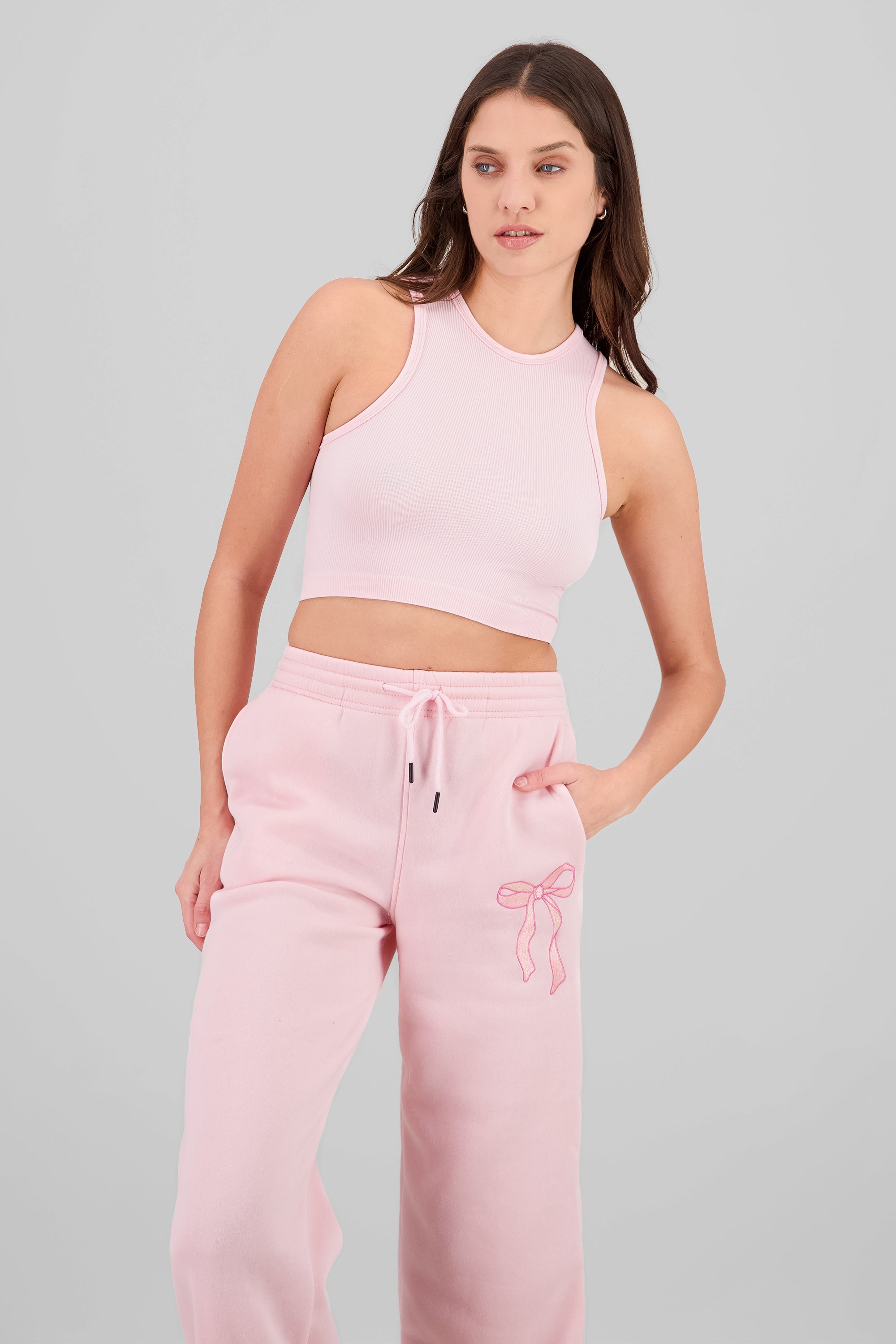 Camiseta Seamless Tirantes ROSA PASTEL