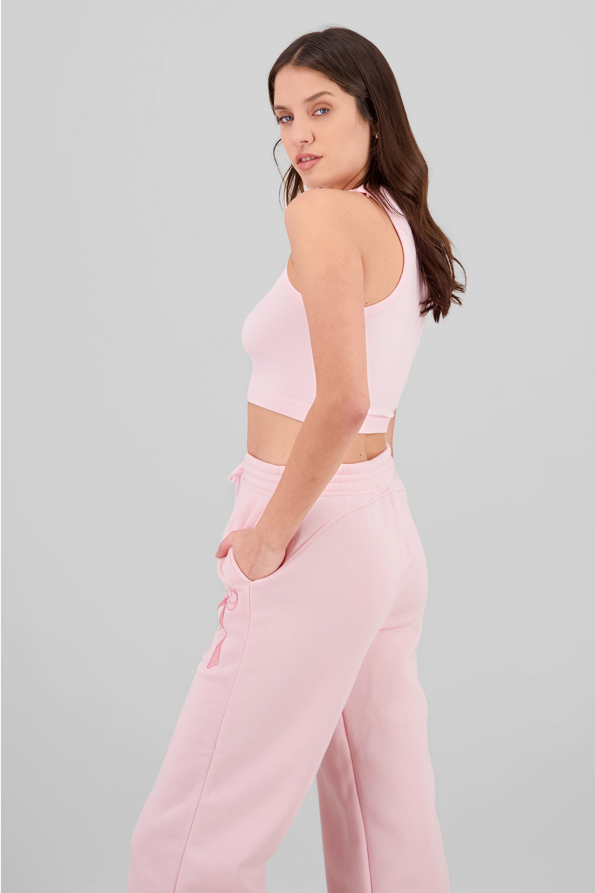 Camiseta Seamless Tirantes ROSA PASTEL