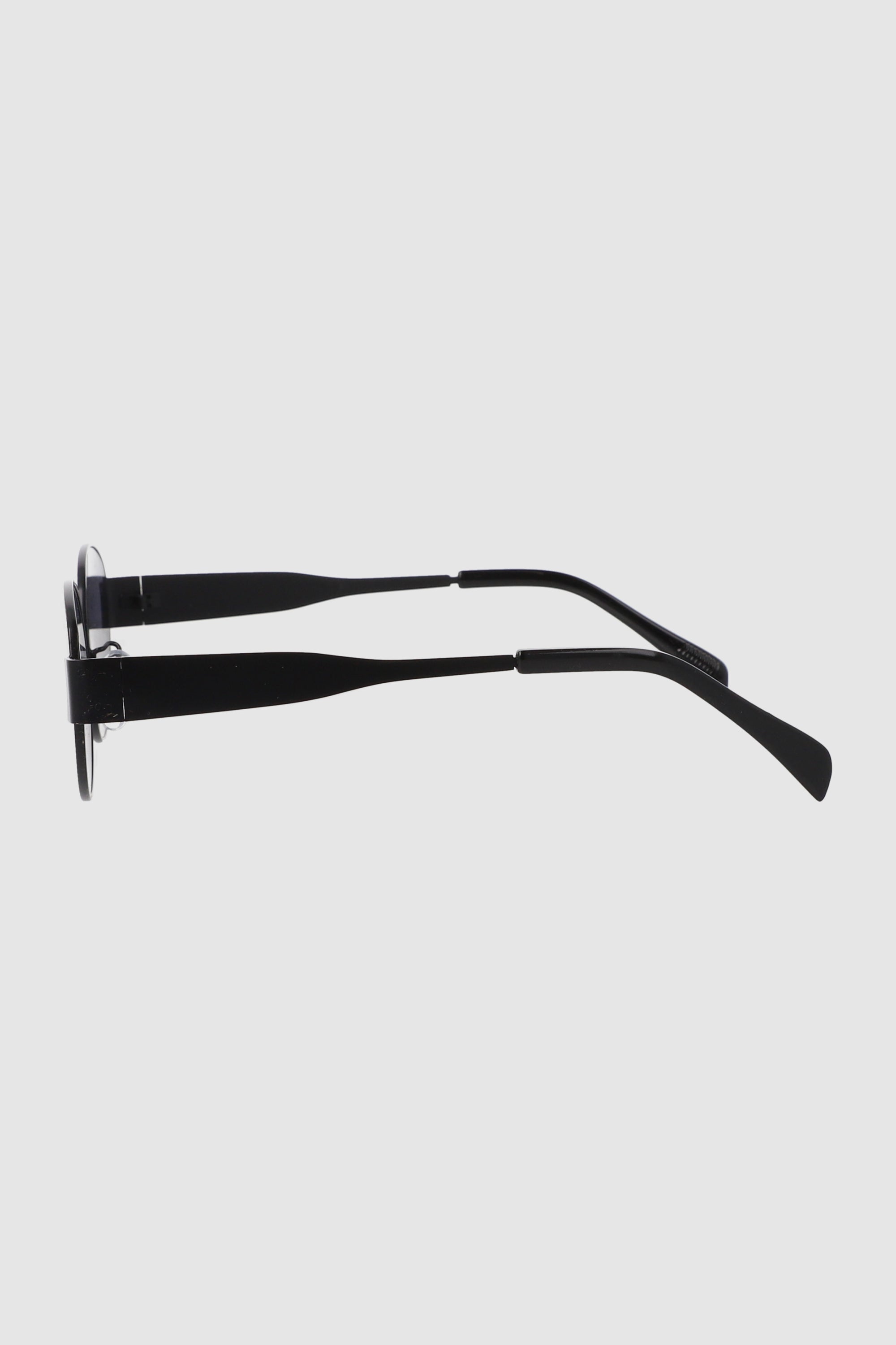 Lentes ovalados sencillos NEGRO