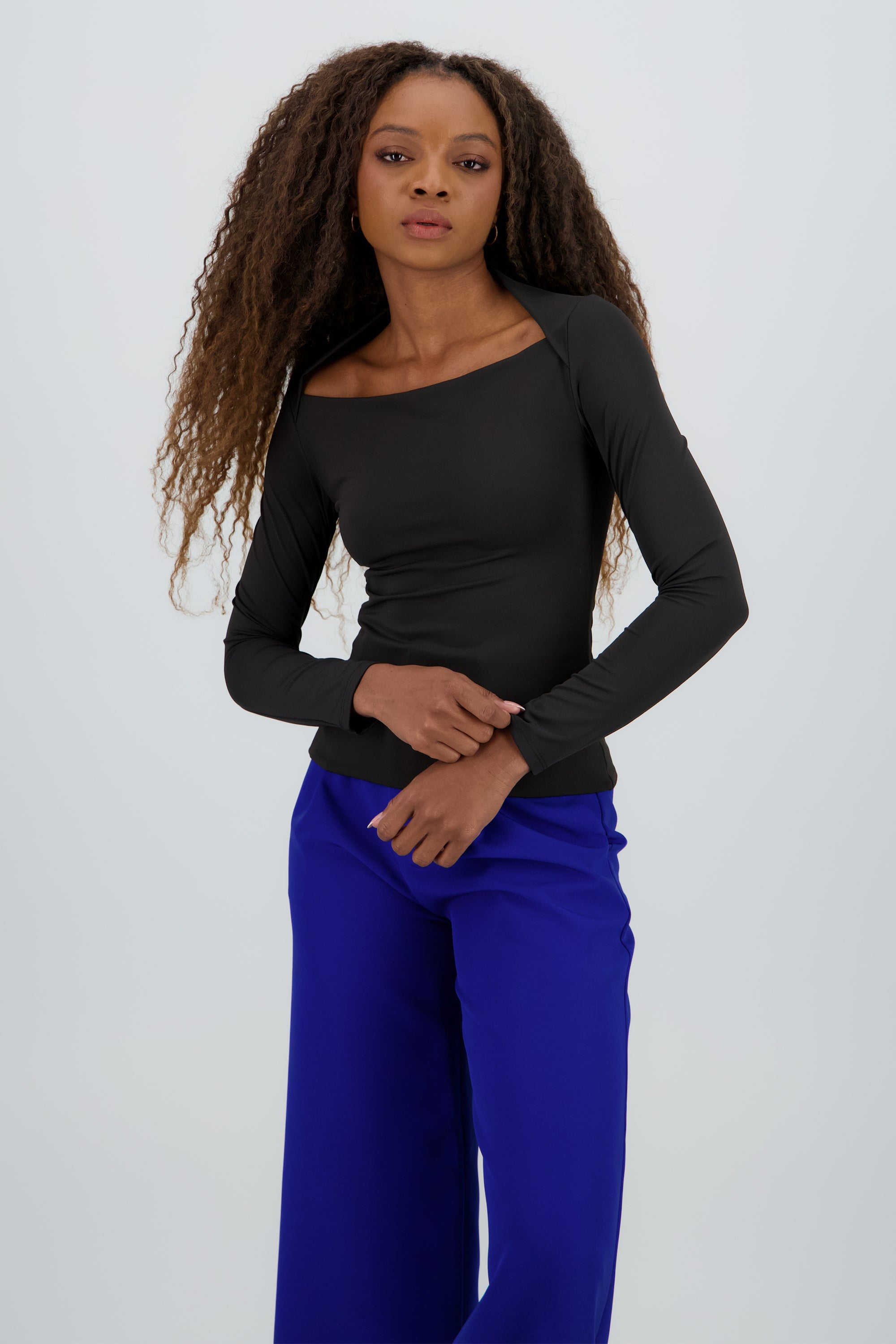 Top liso m/l Hyps NEGRO