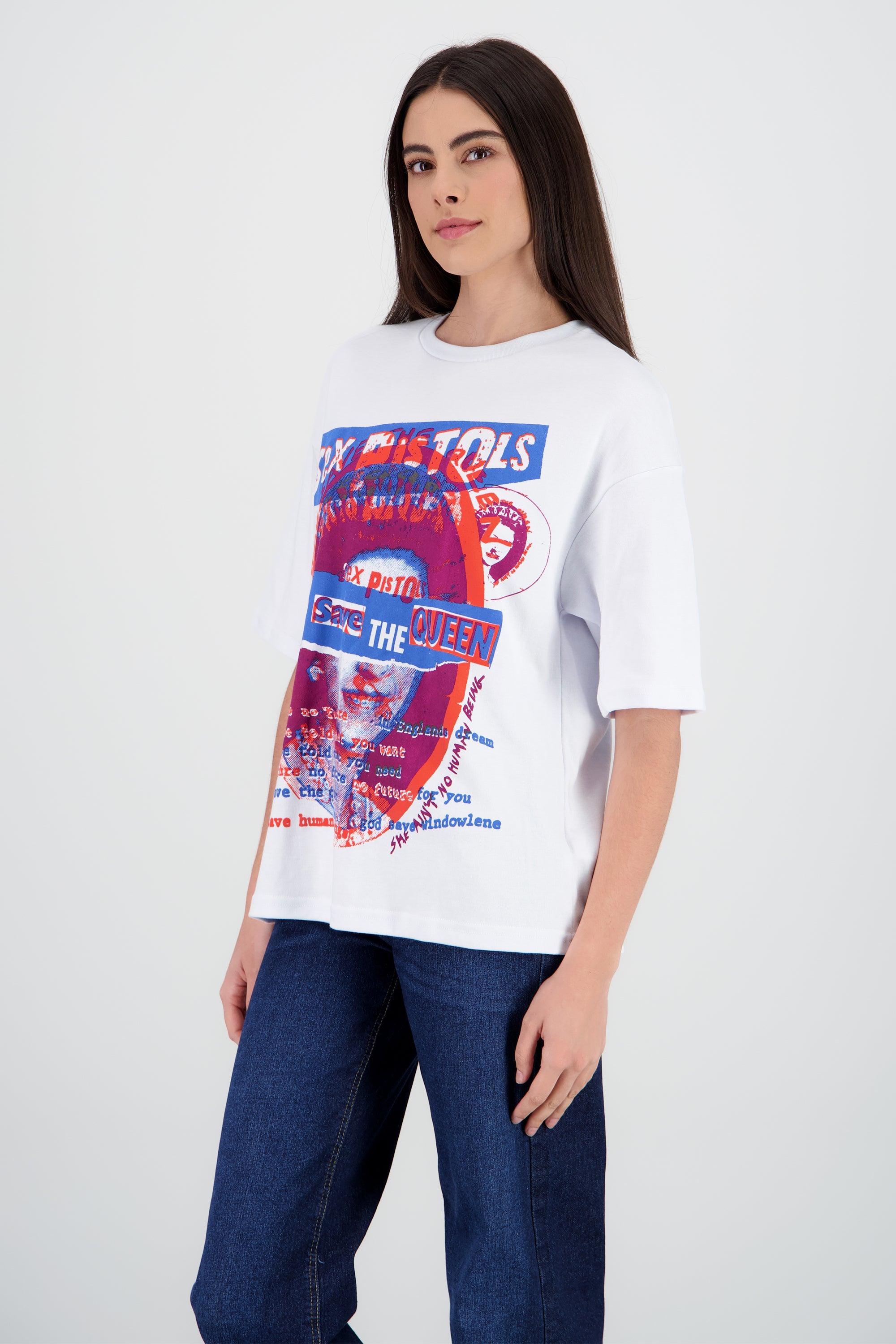 Playera Sex Pistols God save the Queen BLANCO