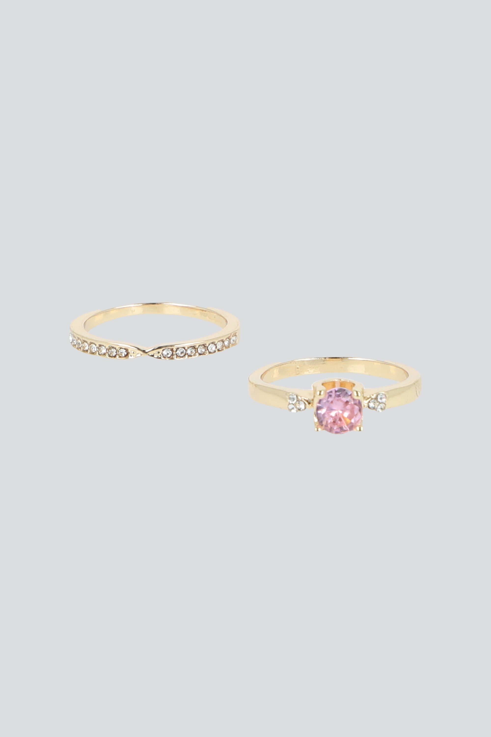 Anillo 2 lineas brillo PALO DE ROSA