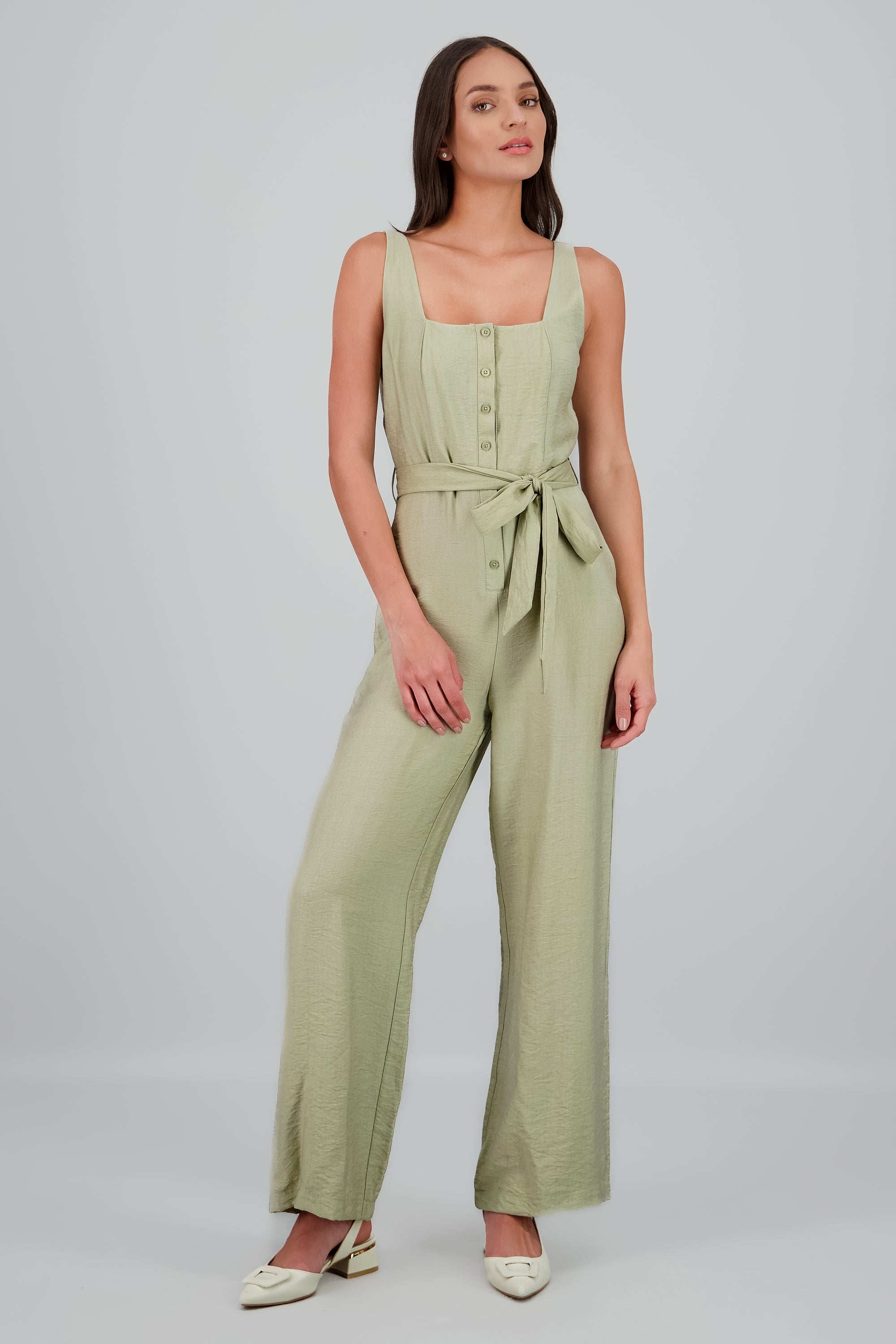 Jumpsuit tirantes gruesos detalle lazo ARENA