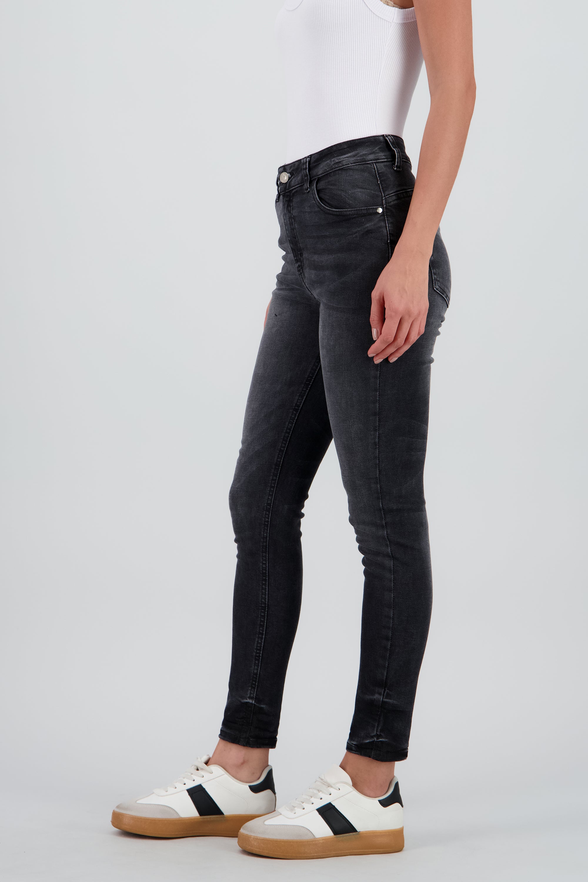 Jeans skinny pinza GRIS