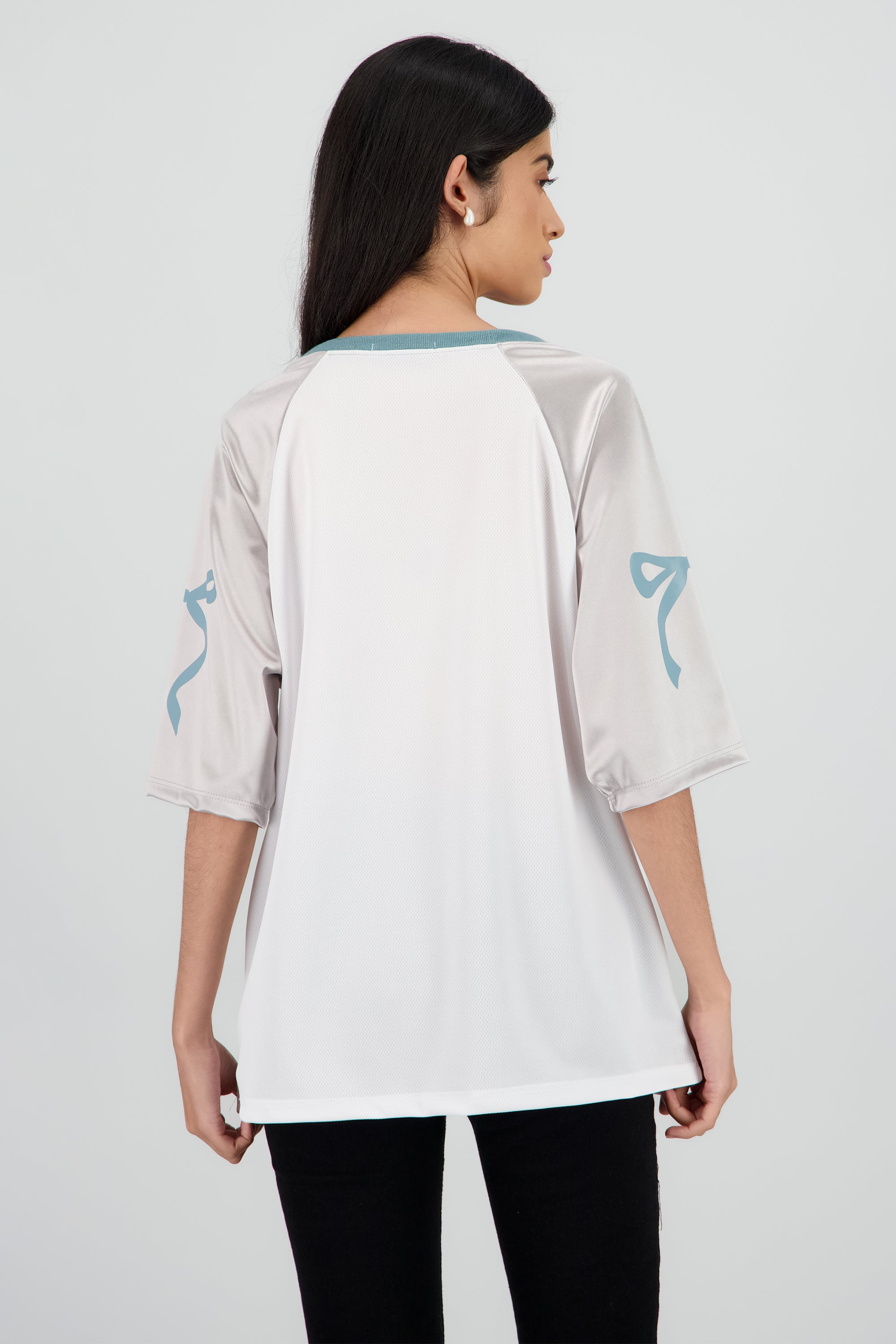 Playera deportiva contraste mangas SAGE