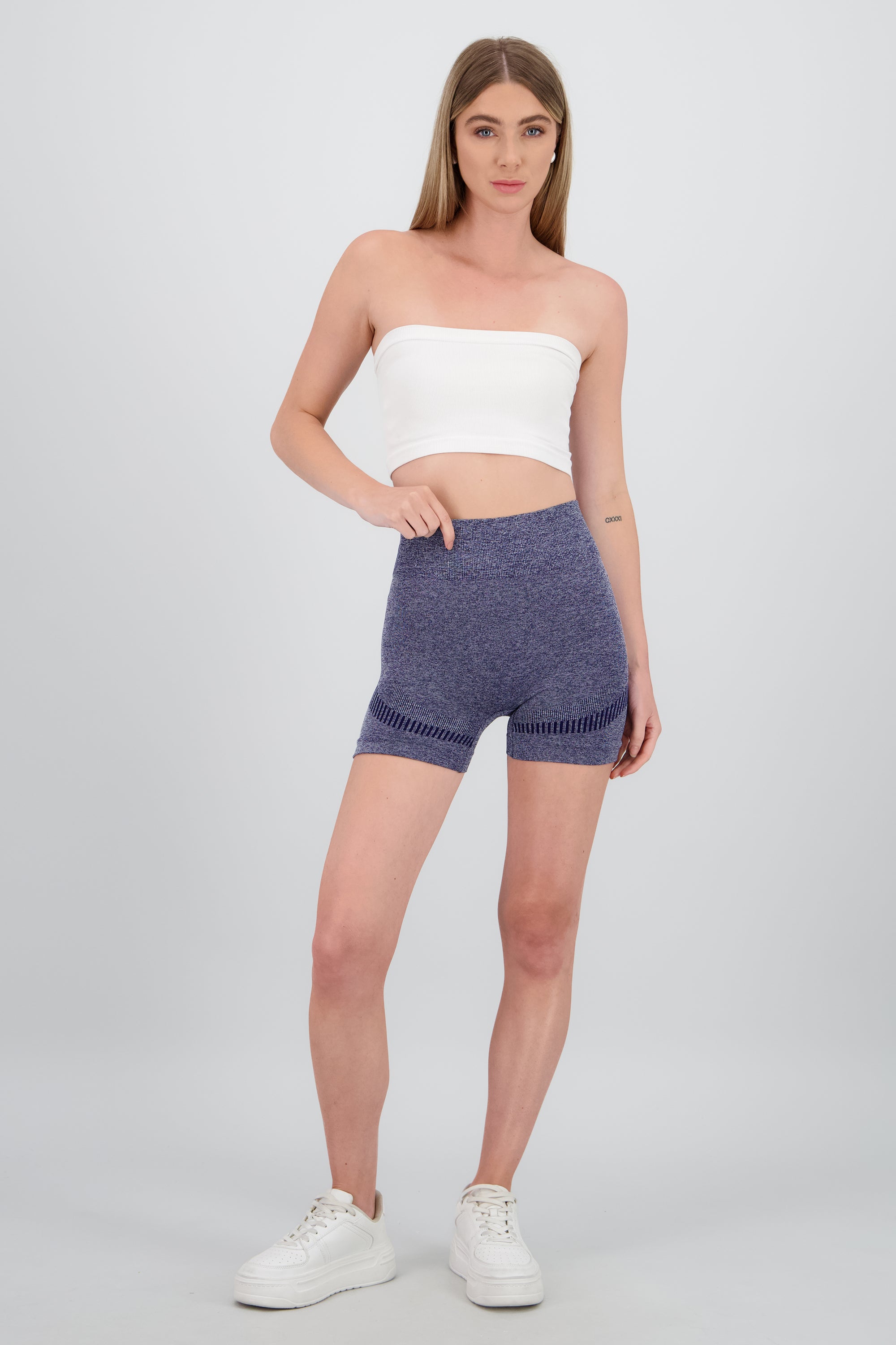 Biker seamless silueta AZUL