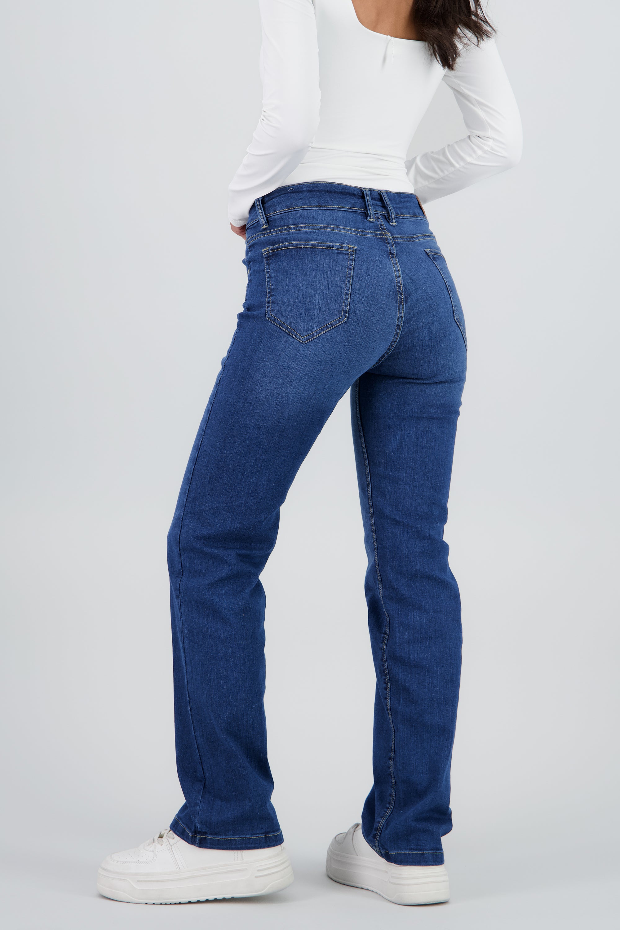 Jeans straight comfort DARK WASH