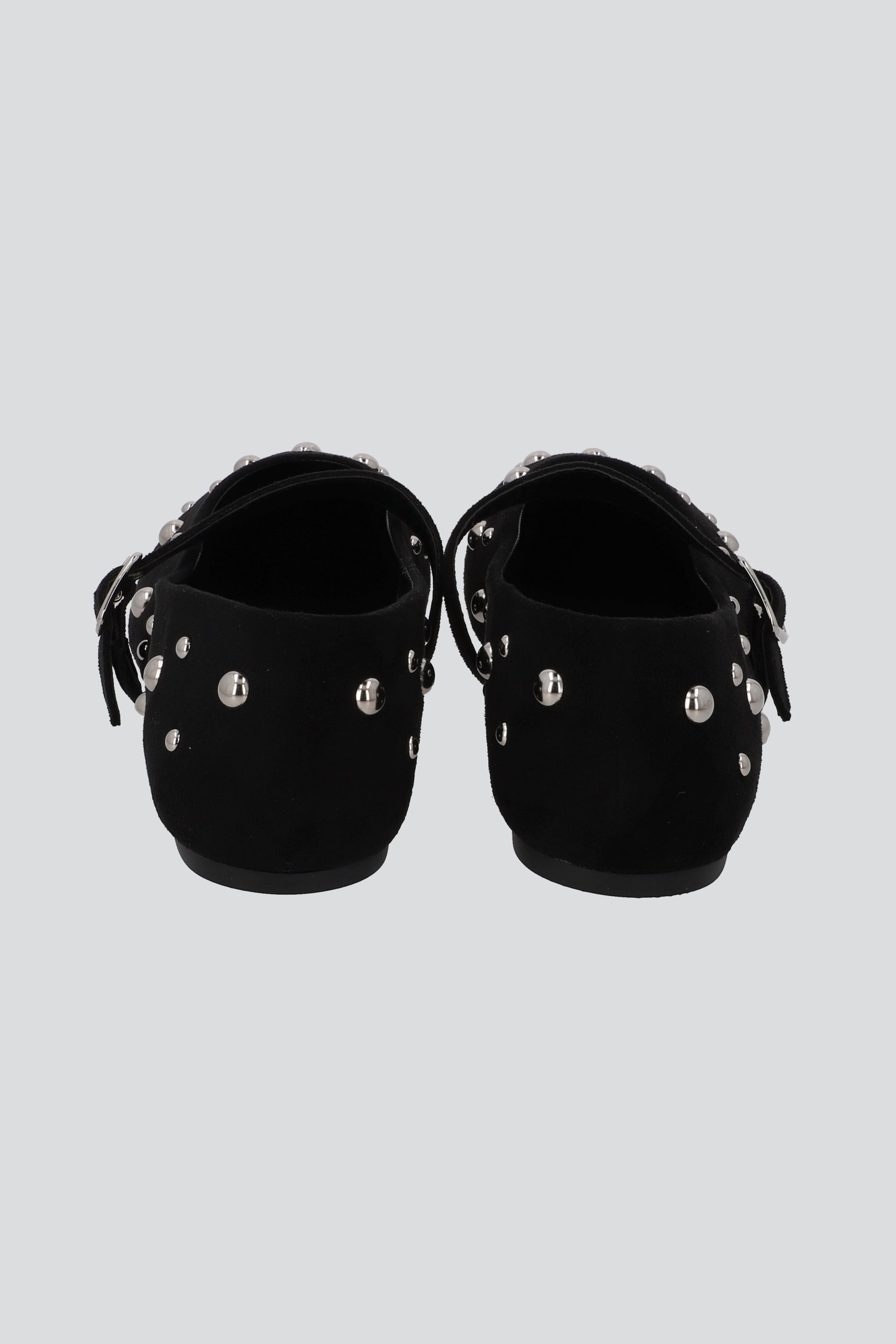 Flats mary jane studs bolas 3D NEGRO