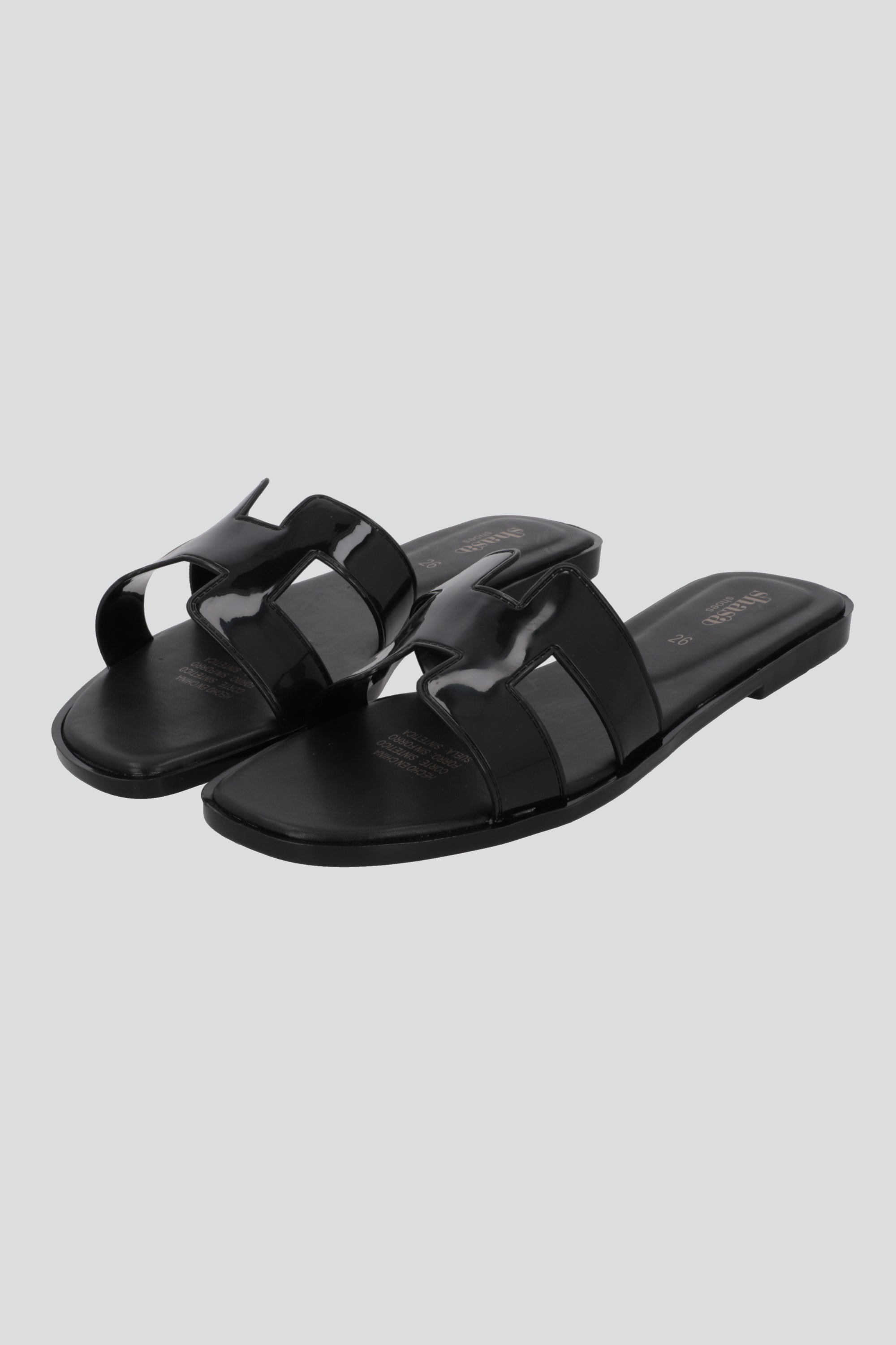 SANDALIA GRECA JELLY NEGRO