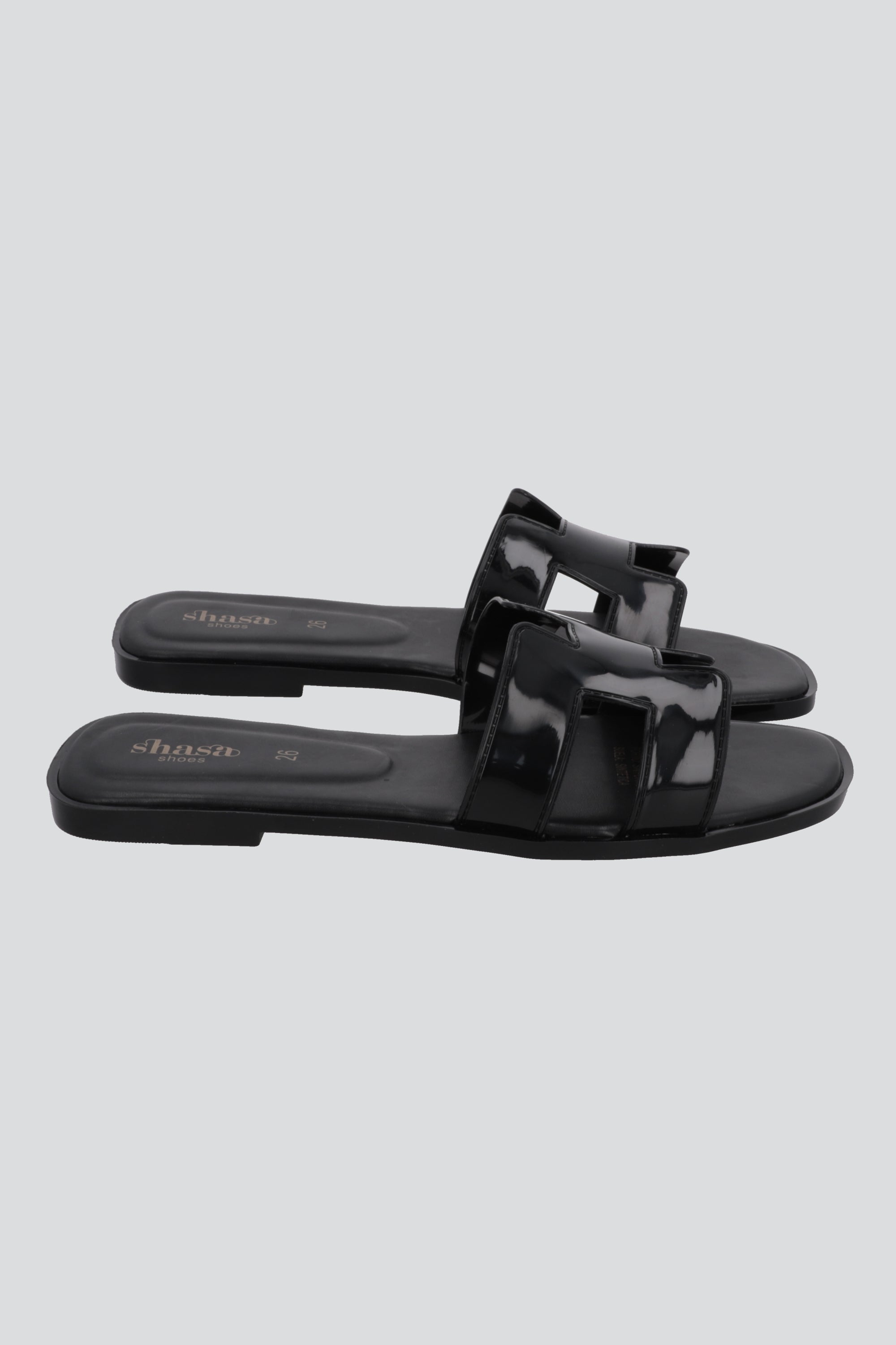 SANDALIA GRECA JELLY NEGRO