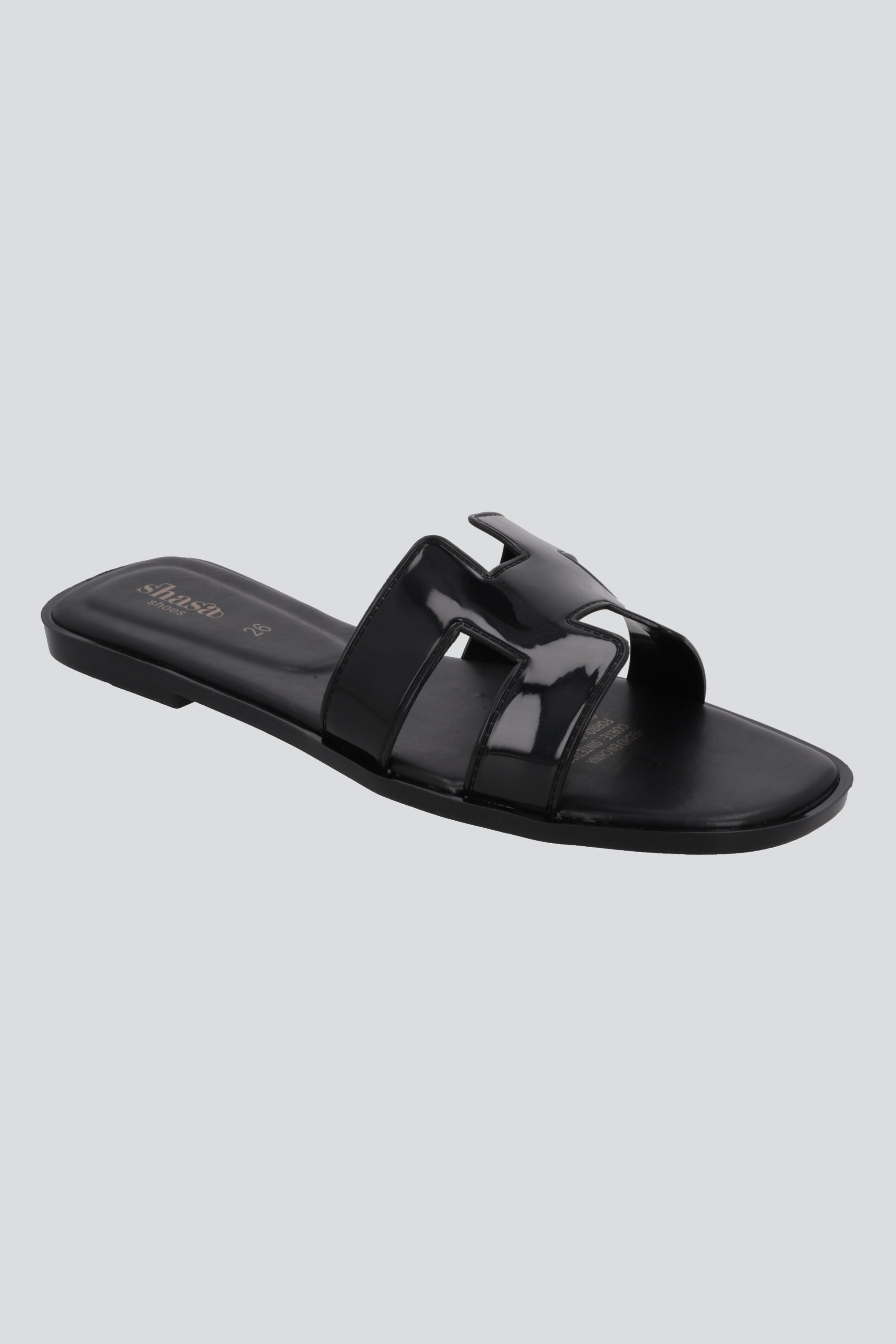 SANDALIA GRECA JELLY NEGRO