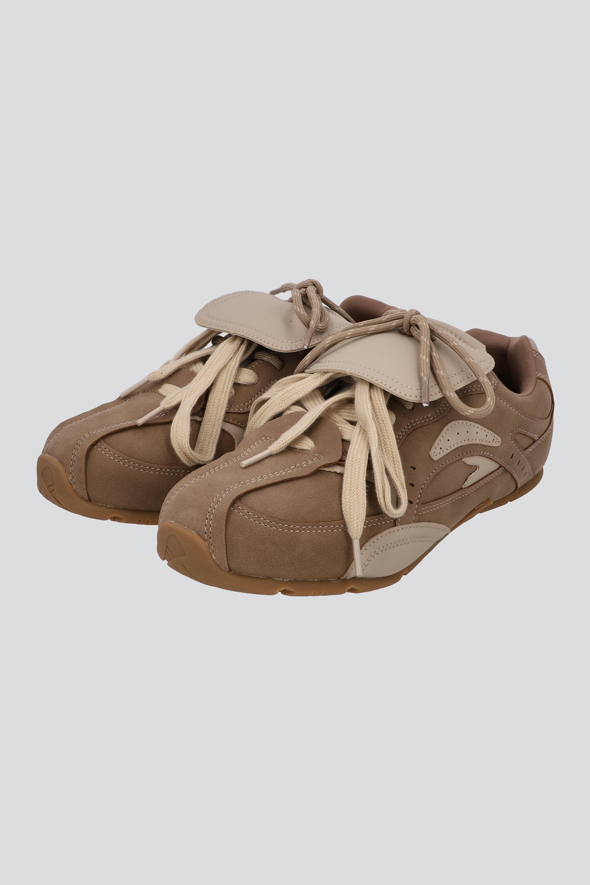 Tenis secciones lengueta TAUPE