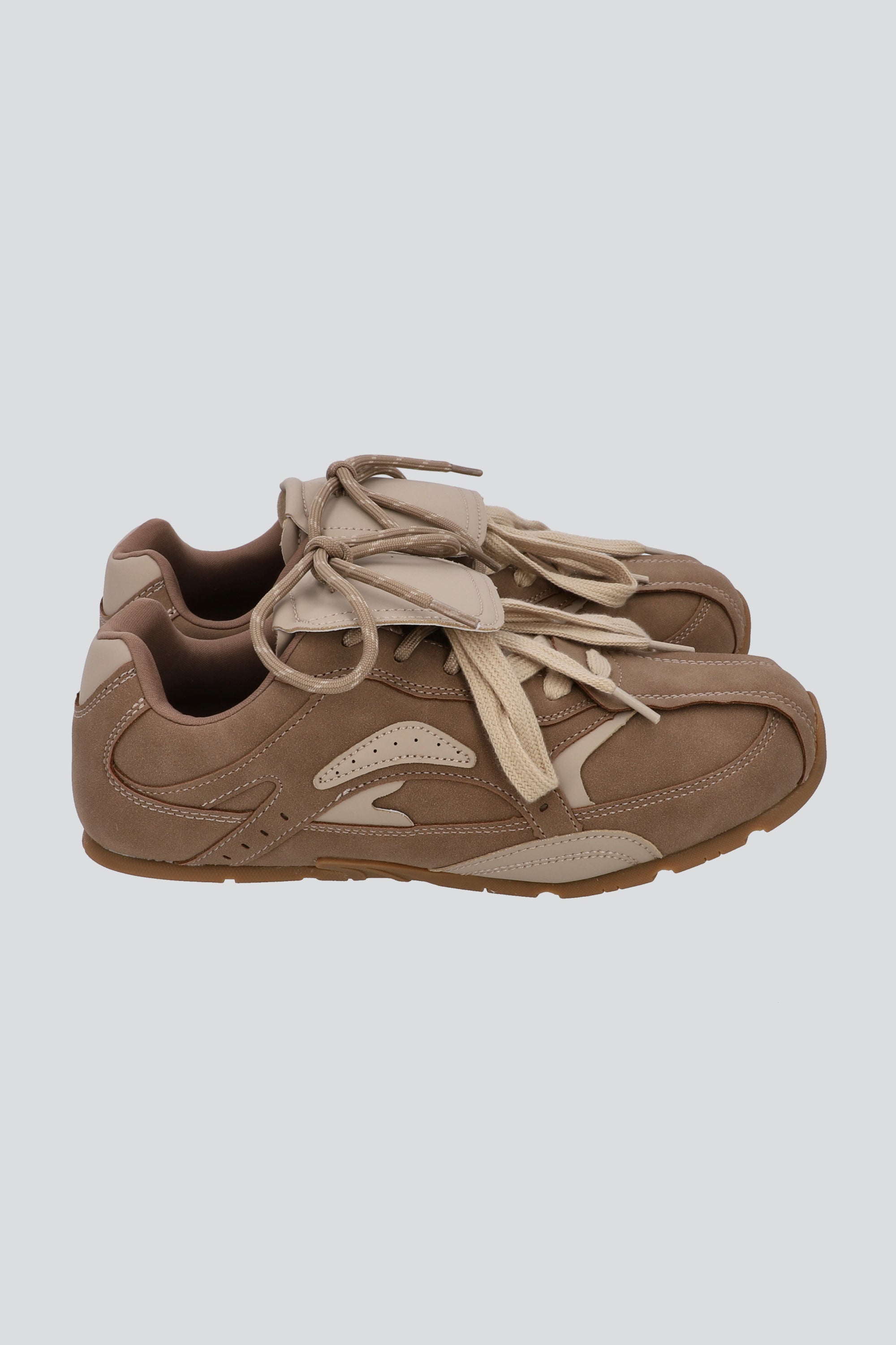 Tenis secciones lengueta TAUPE