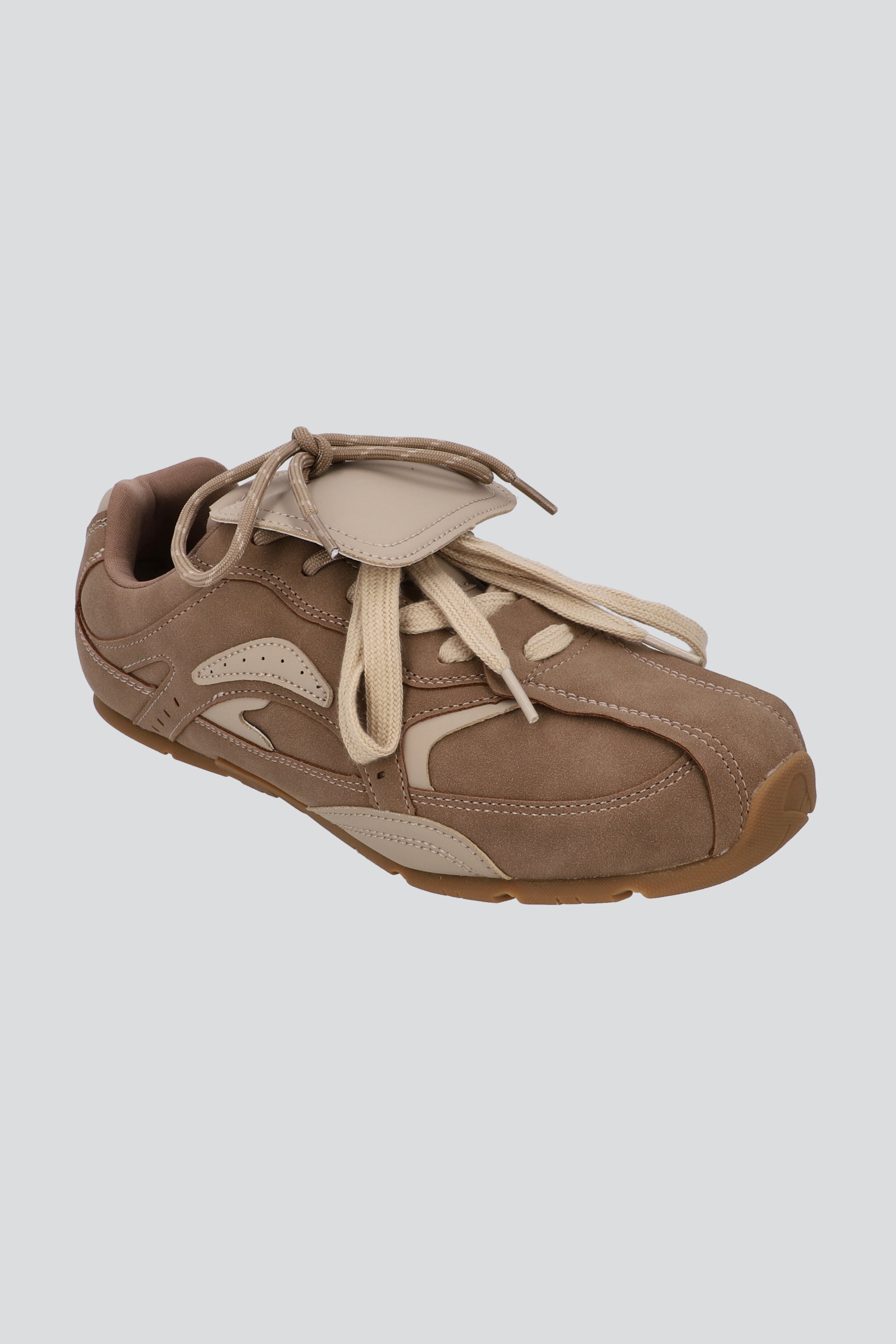 Tenis secciones lengueta TAUPE