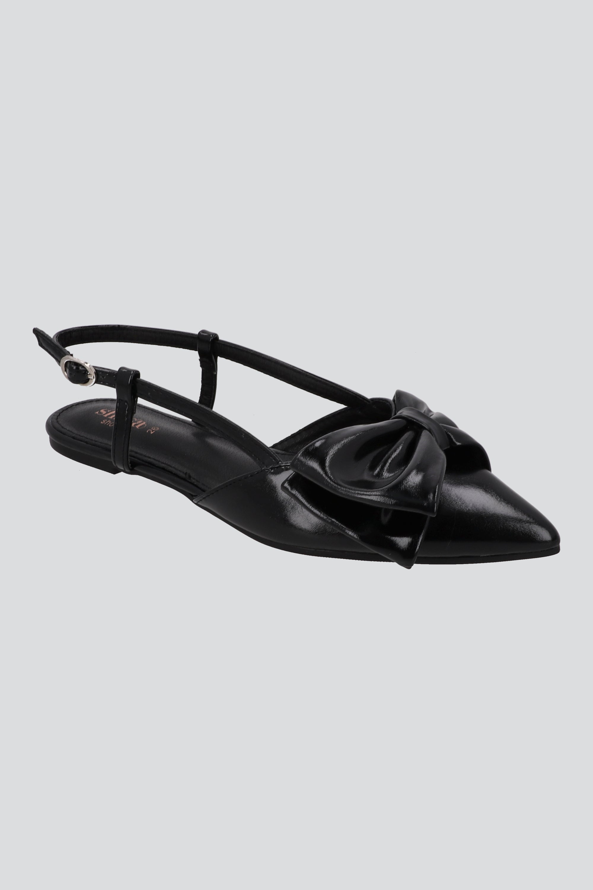 FLATS MOÑO BRILLANES NEGRO