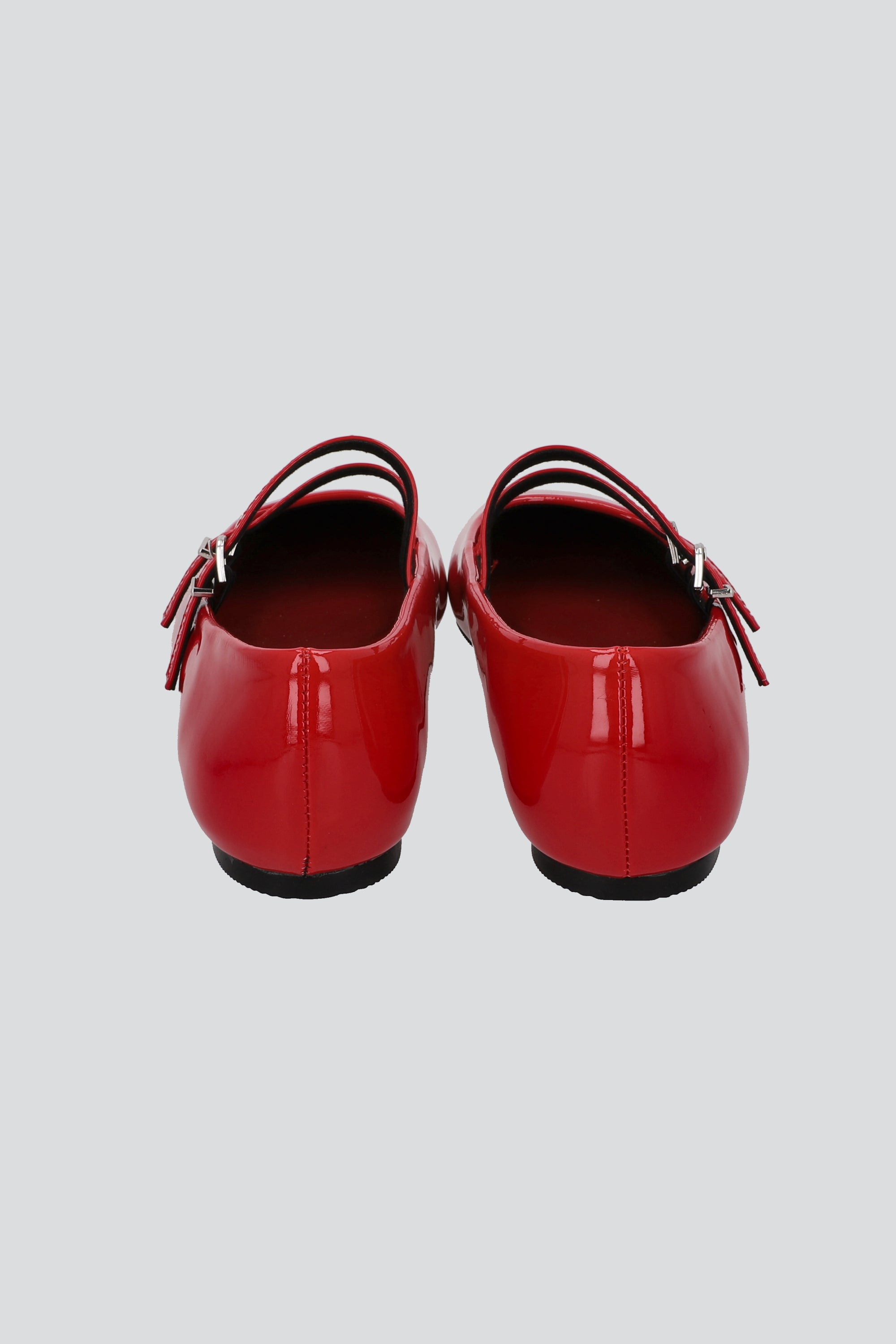 FLAT TIRAS MARY JANE ROJO