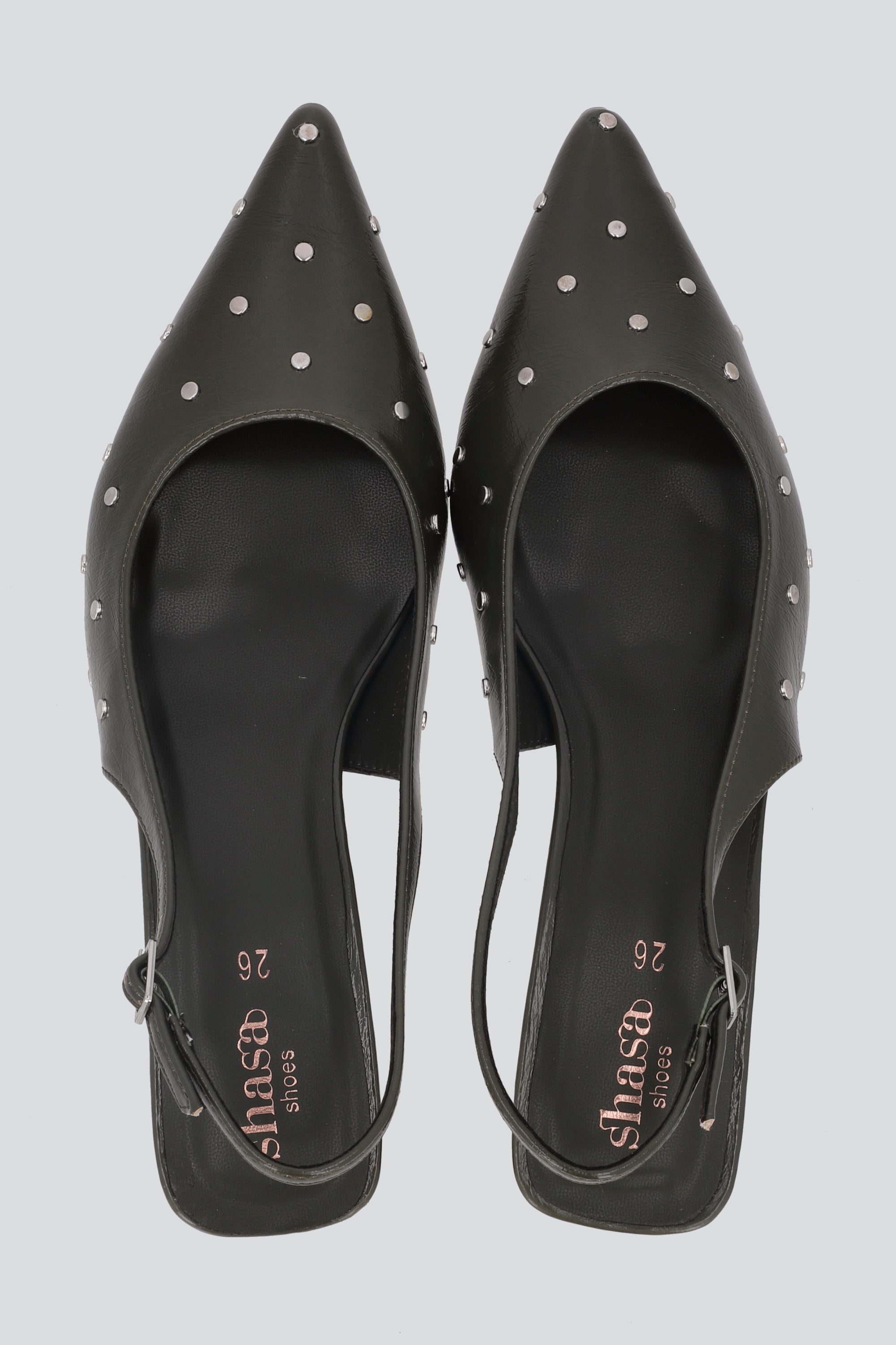 TACON BLOQUE POINTY STUDS OLIVO