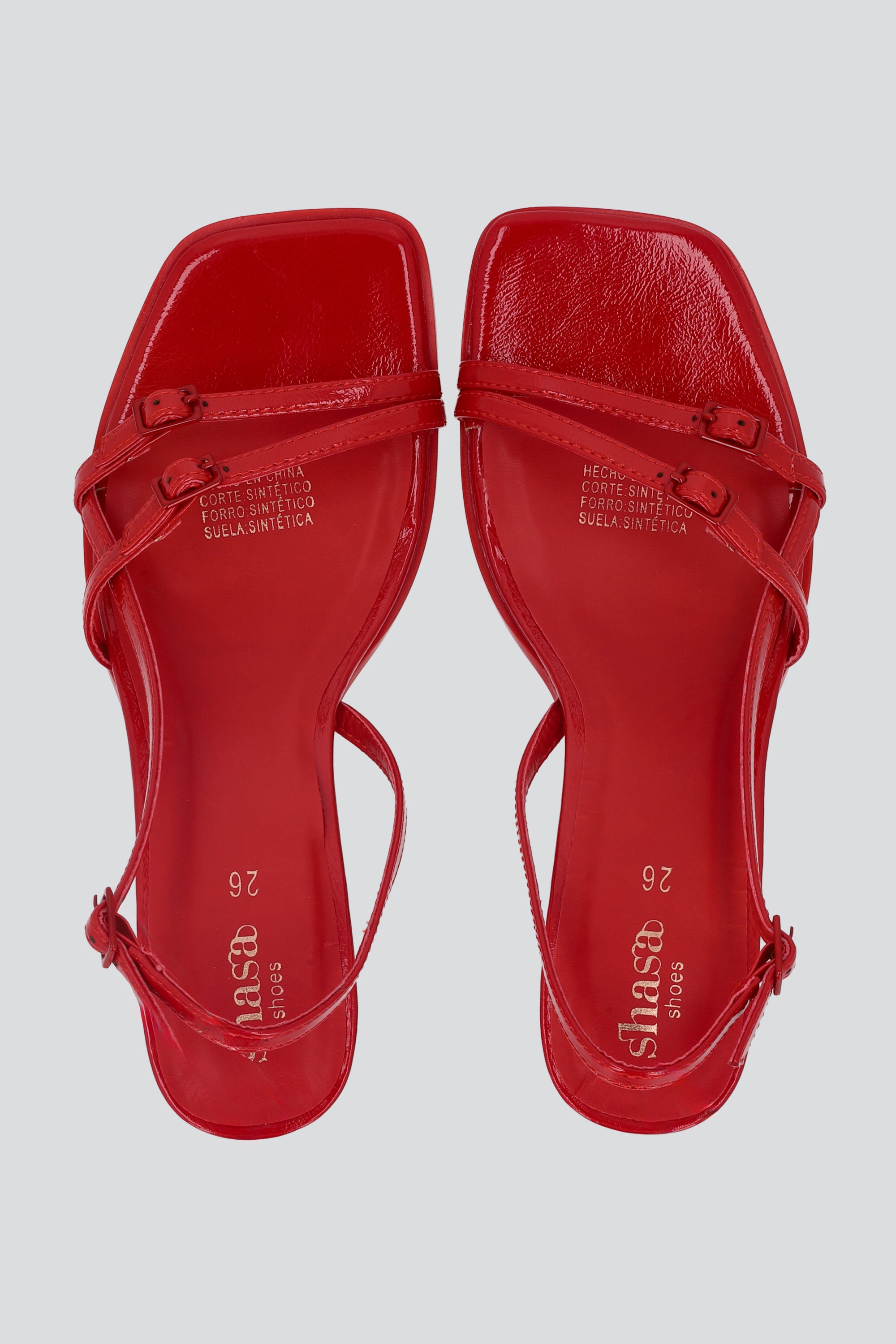 TACON TIRAS MONOCOLOR ROJO